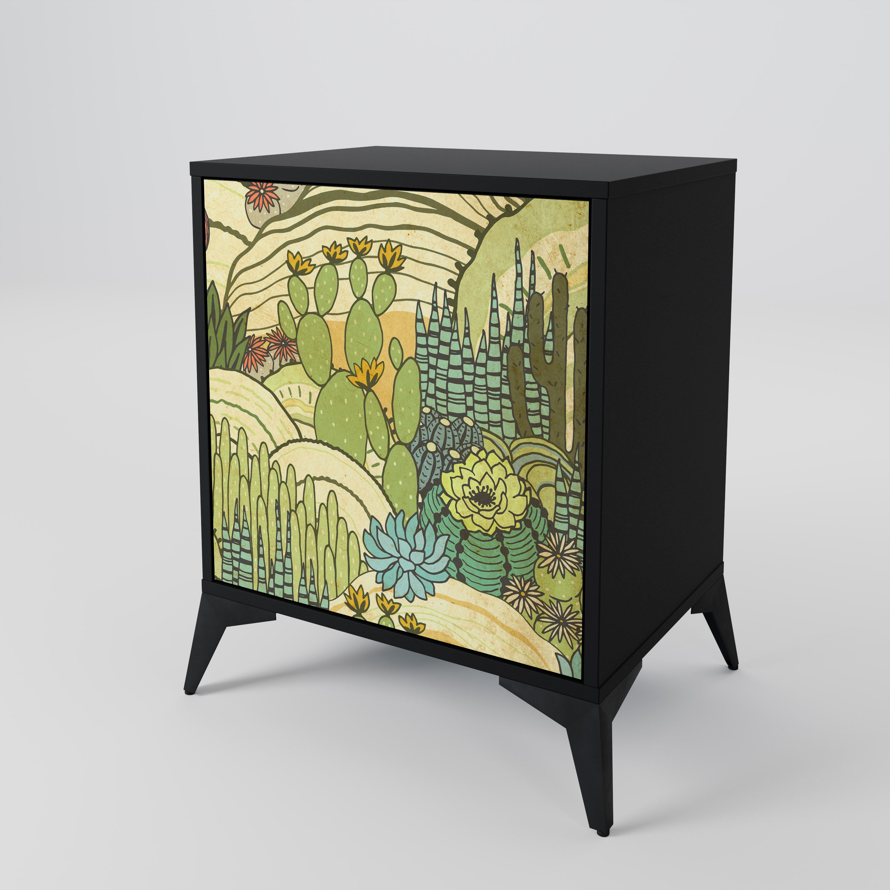 SUCCULENTS KALEIDOSCOPE 1-Door Sideboard