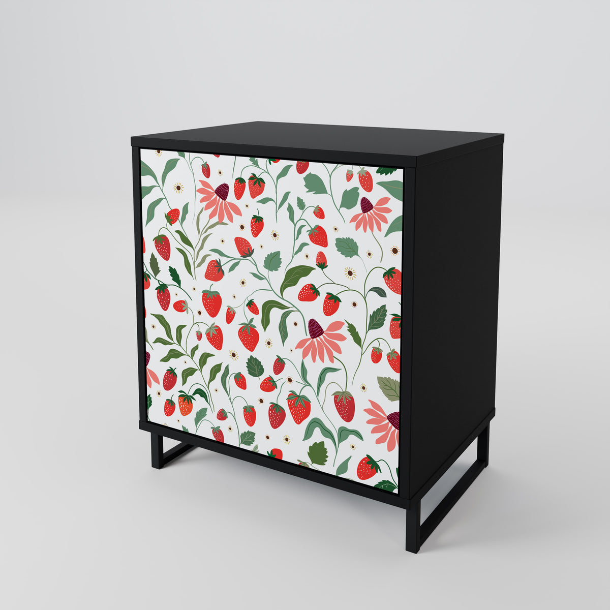 FLOWERS AND STRAWBERRIES 1-türiges Sideboard