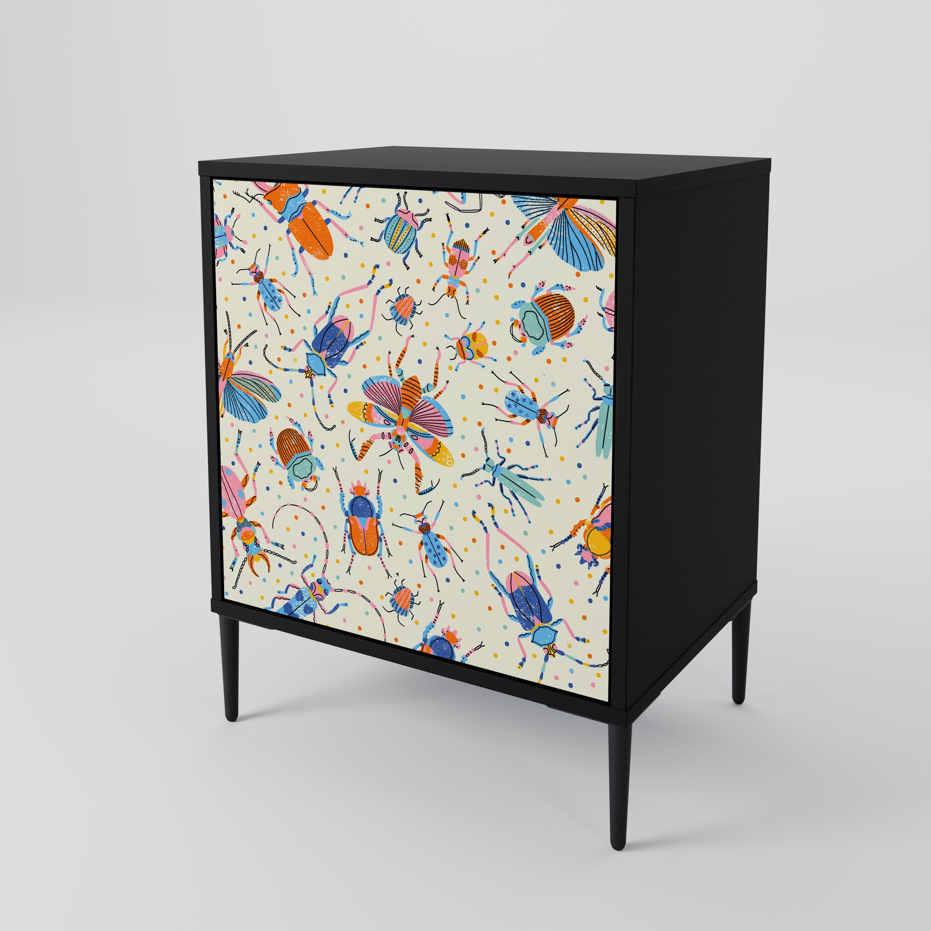 COLORFUL INSECTS 1-Door Sideboard