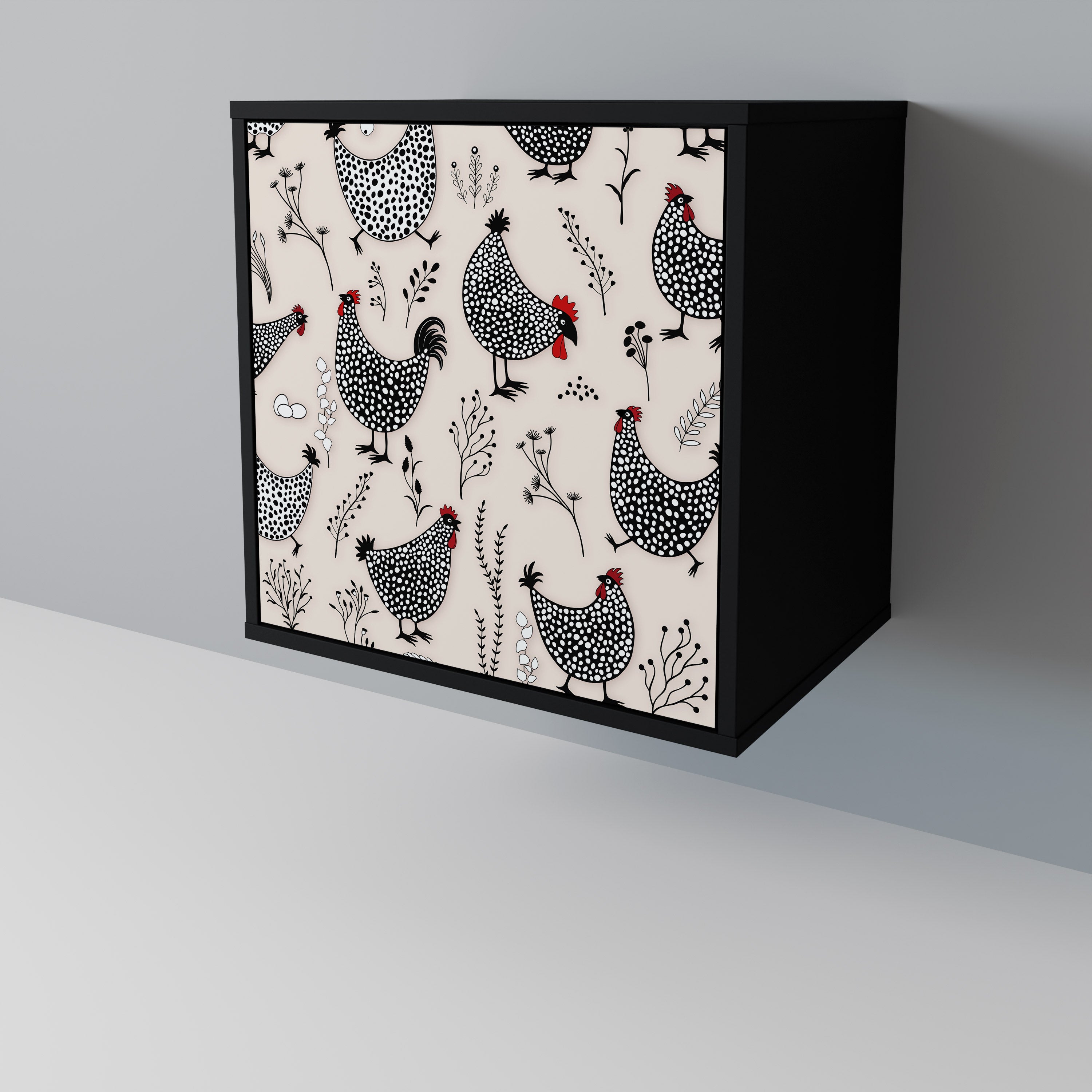 HAPPY HENS 1-Door Sideboard