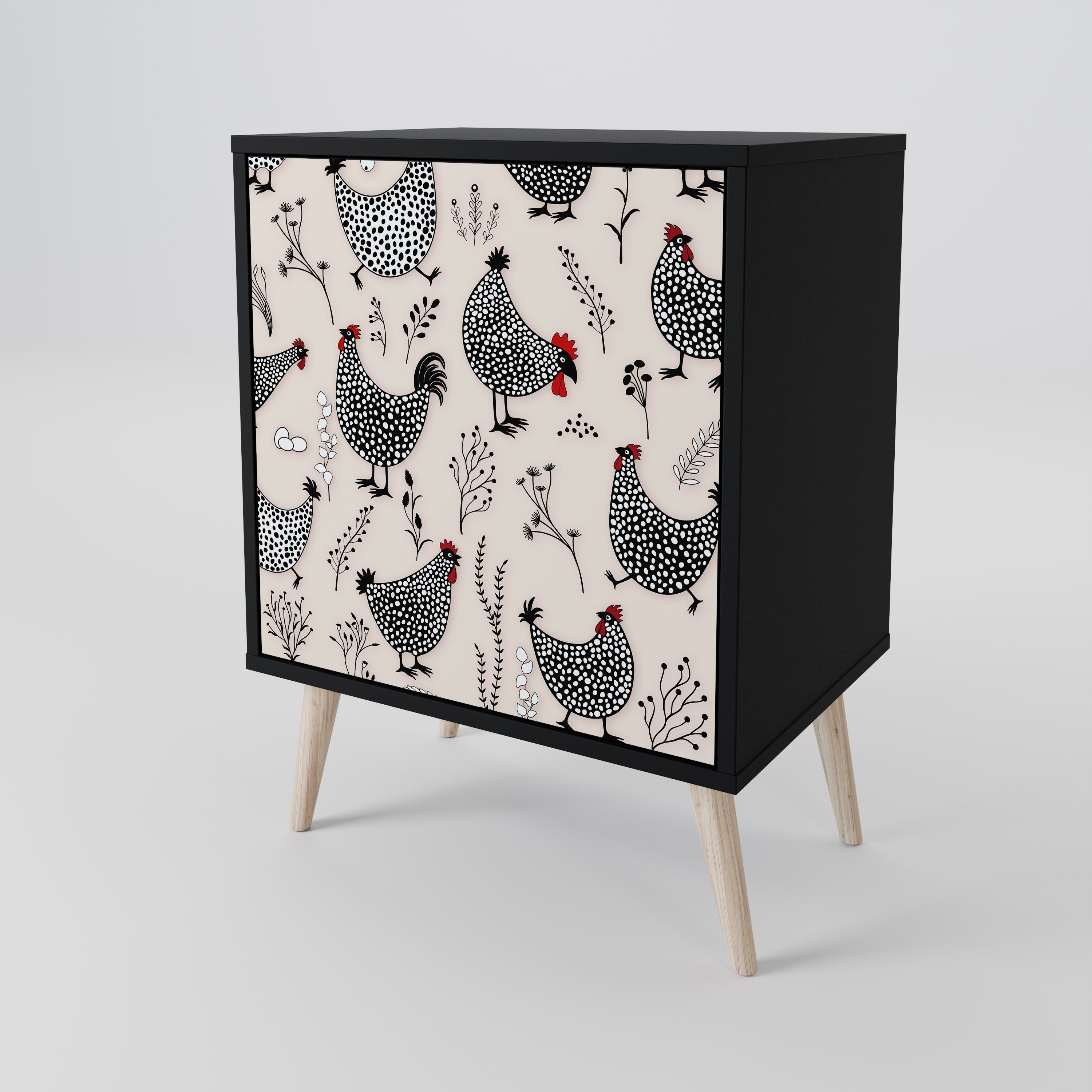 HAPPY HENS 1-Door Sideboard