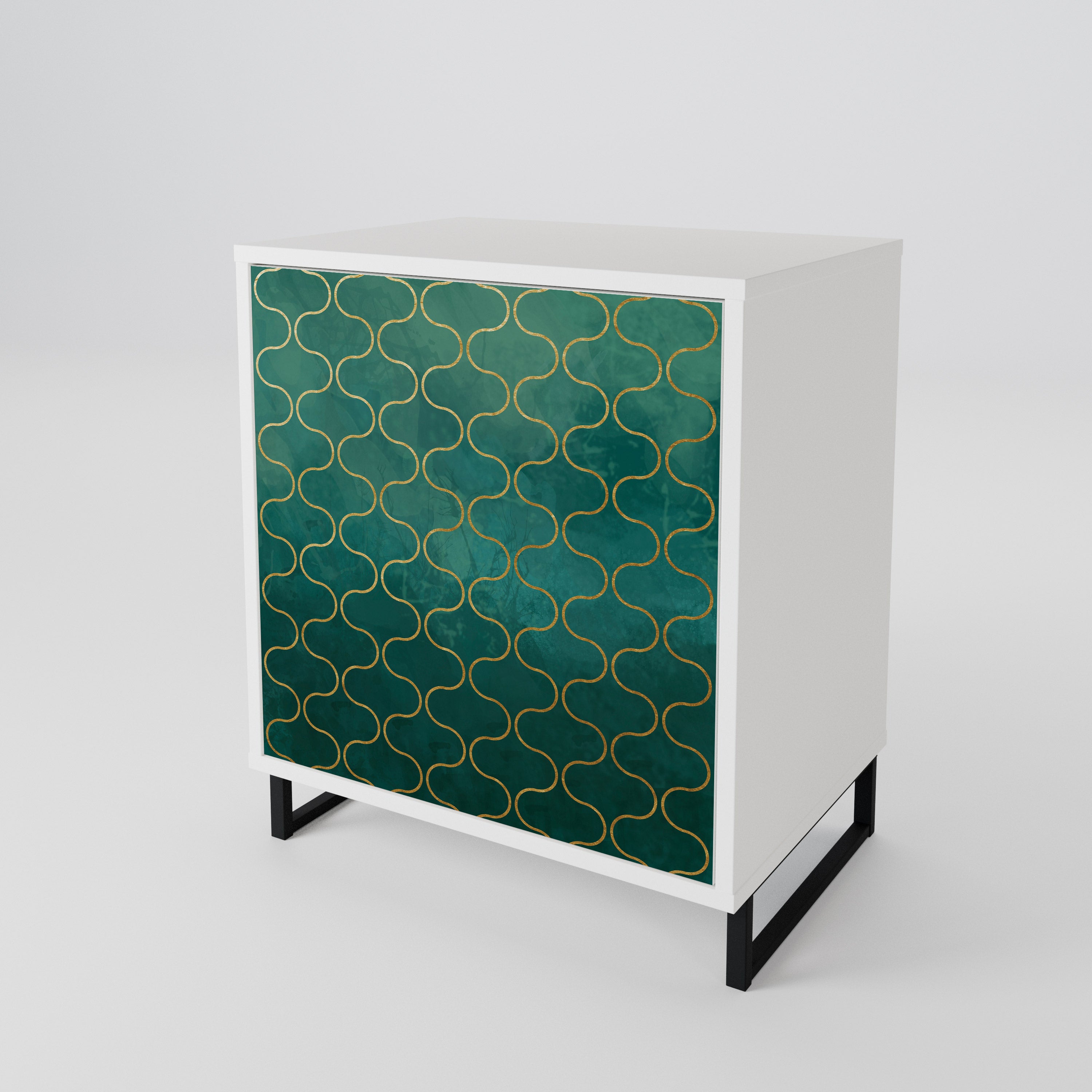 TESSELATED GREENERY 1-türiges Sideboard