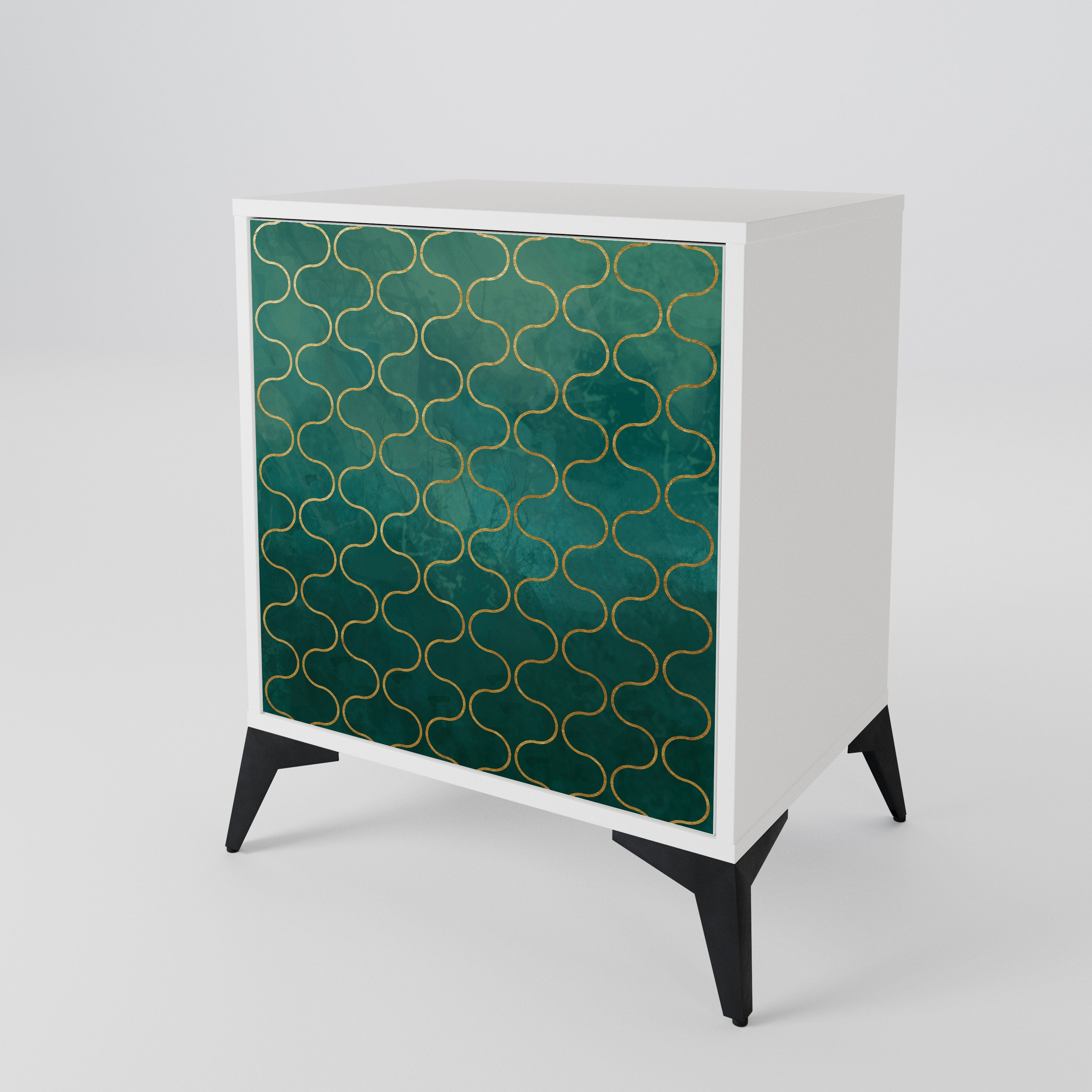 TESSELATED GREENERY 1-türiges Sideboard