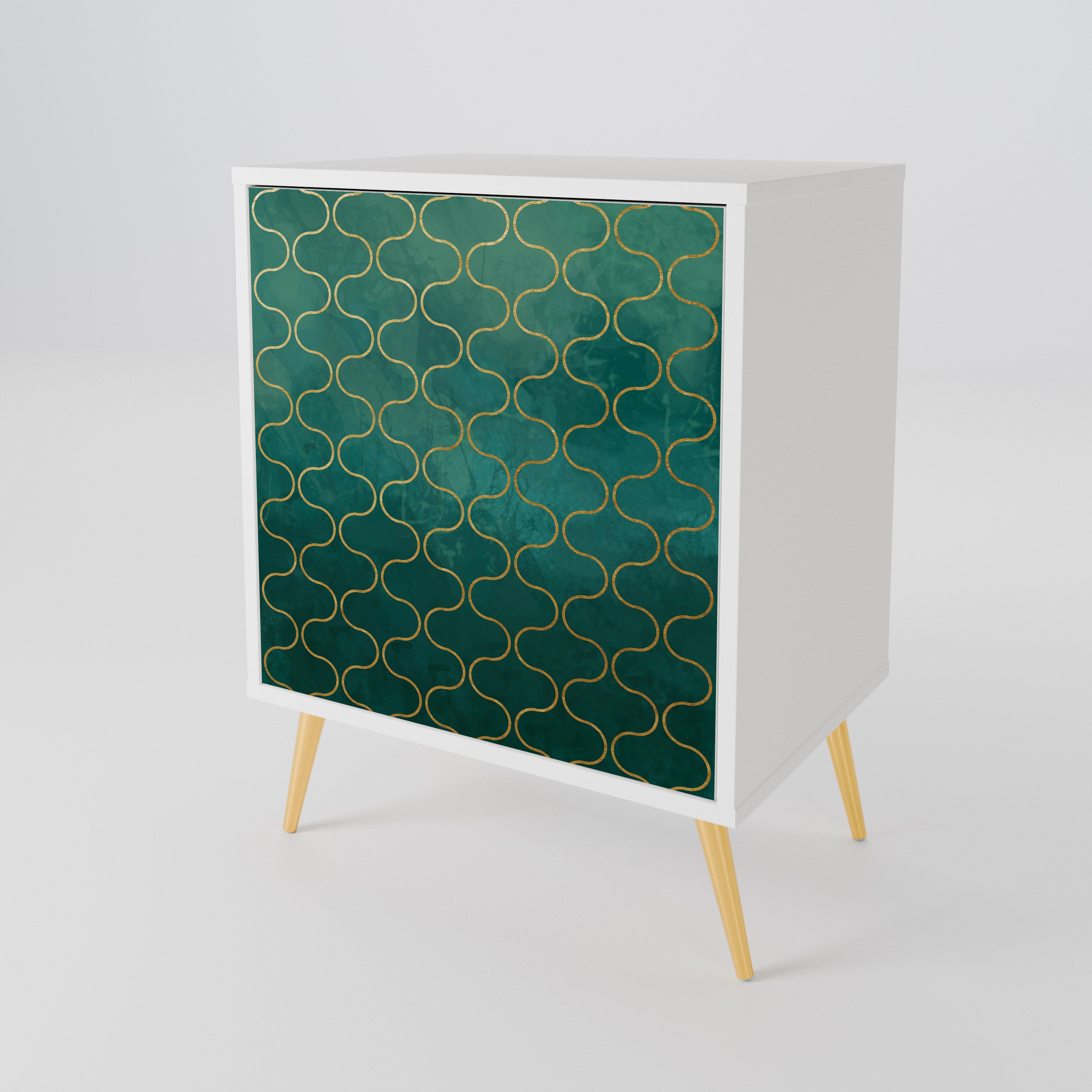 TESSELATED GREENERY 1-türiges Sideboard