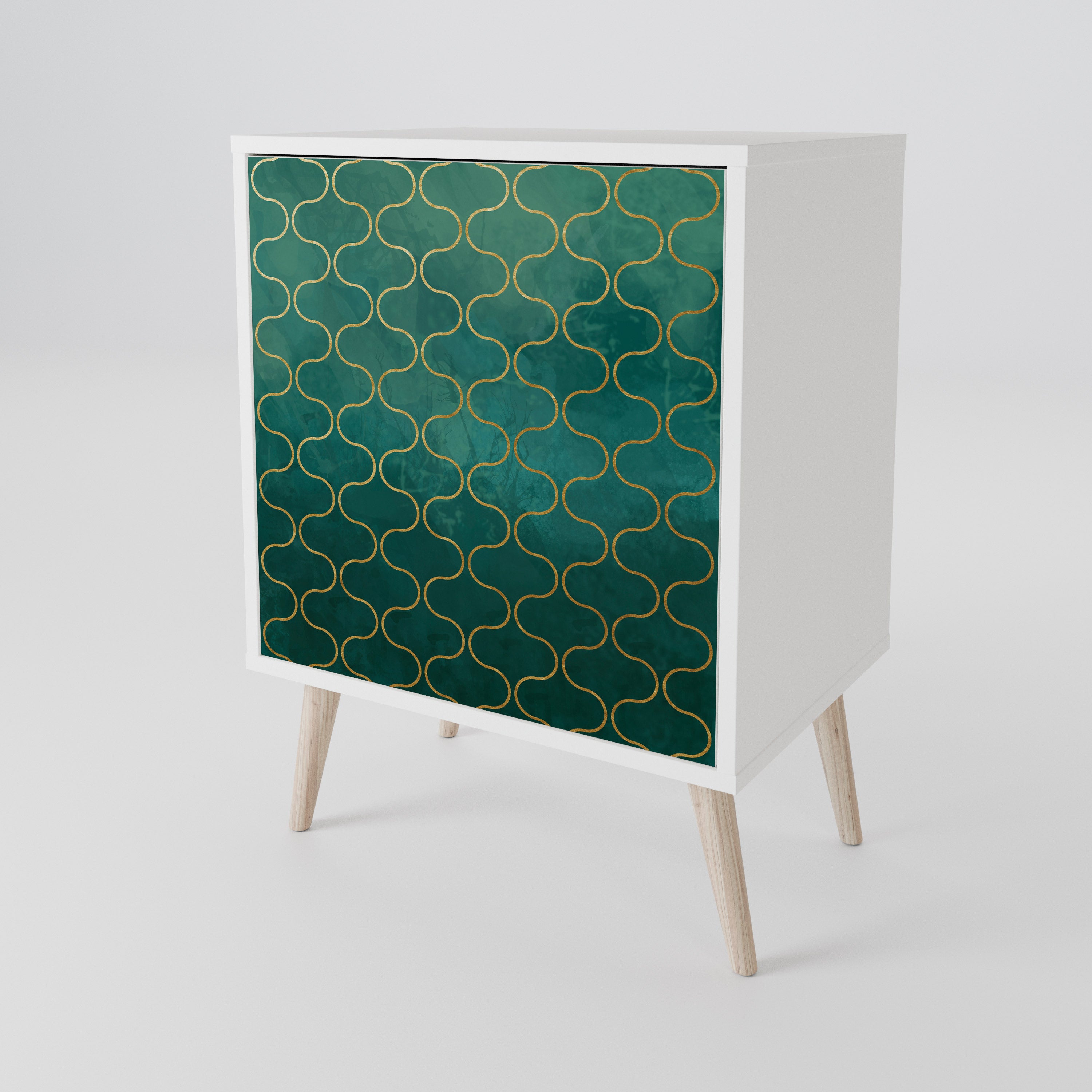 TESSELATED GREENERY 1-türiges Sideboard
