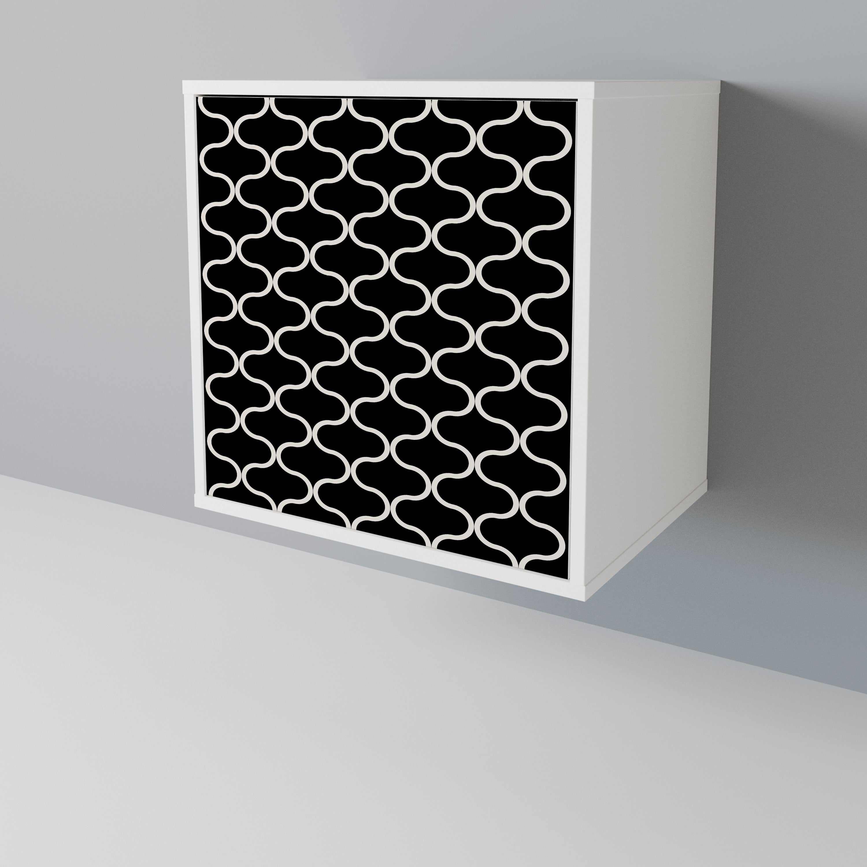 TESSELATED BLACKNESS 1-türiges Sideboard