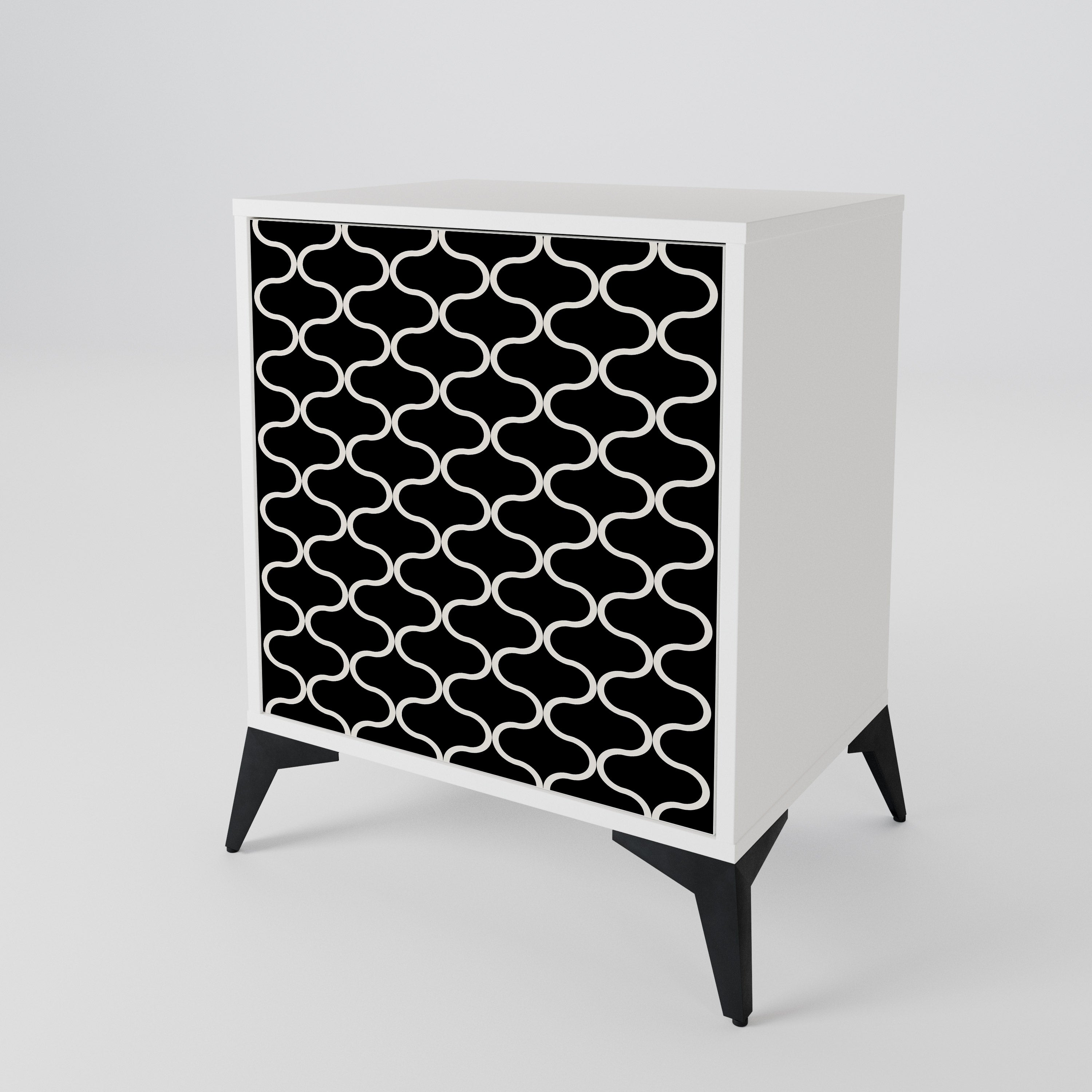 TESSELATED BLACKNESS 1-türiges Sideboard
