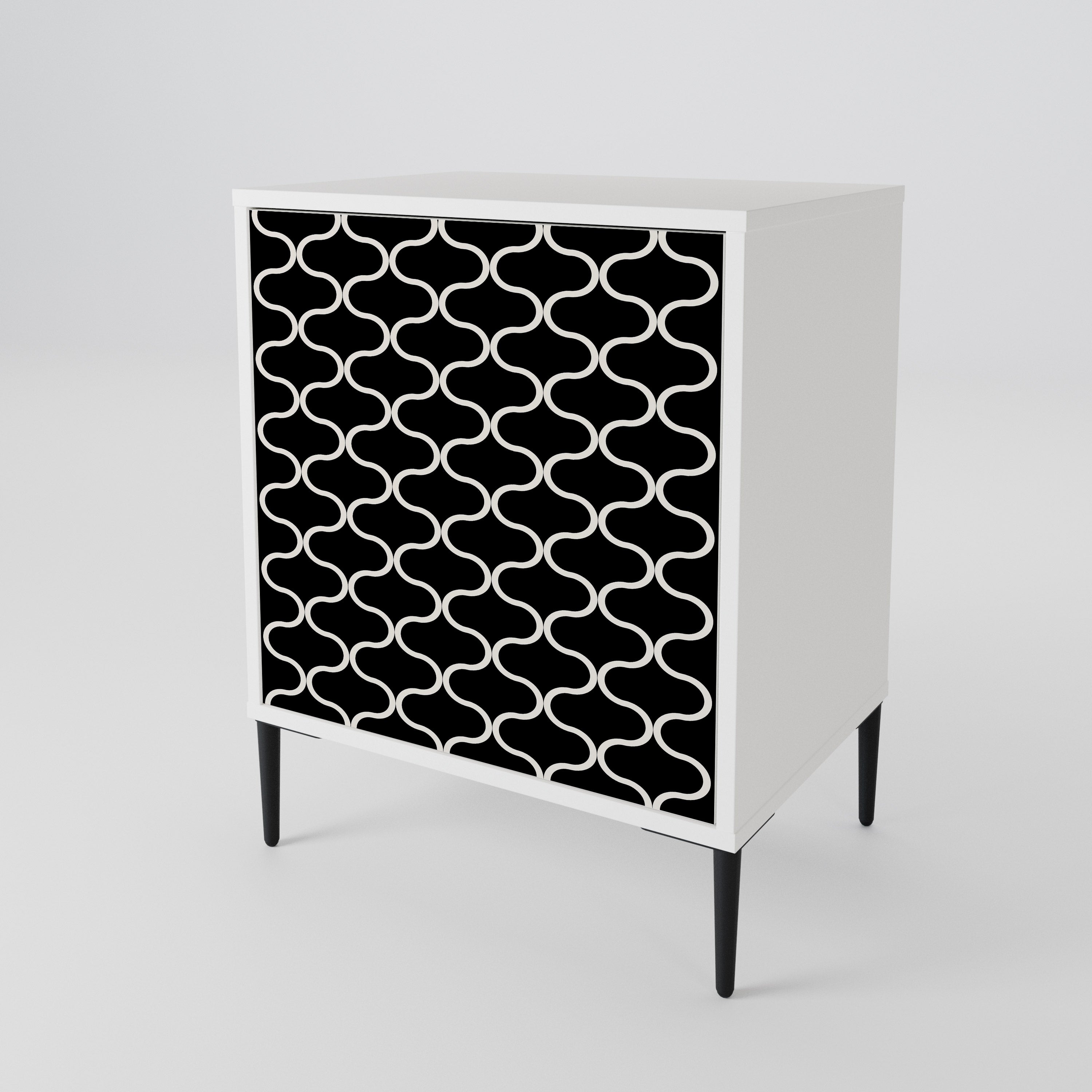TESSELATED BLACKNESS 1-türiges Sideboard