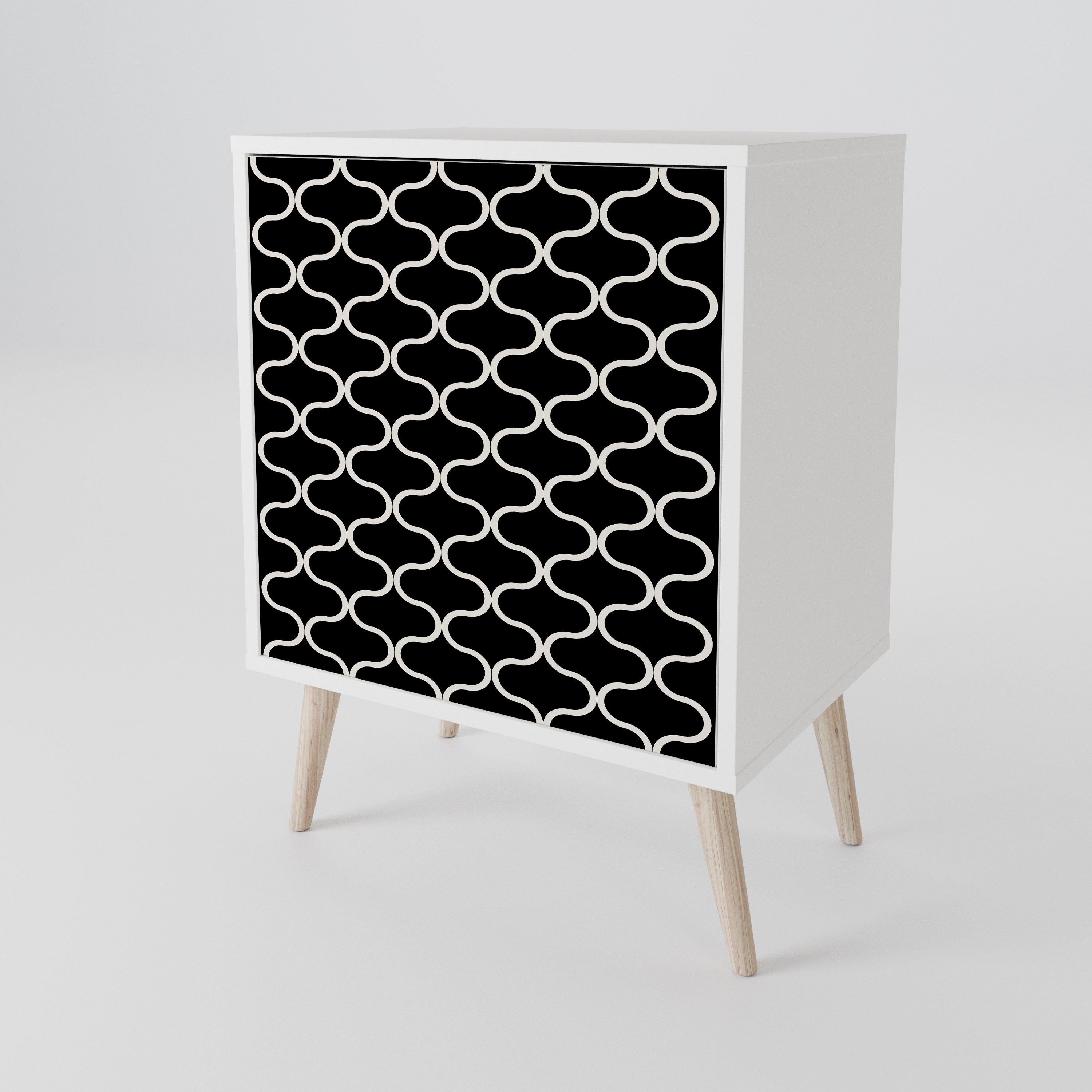 TESSELATED BLACKNESS 1-türiges Sideboard