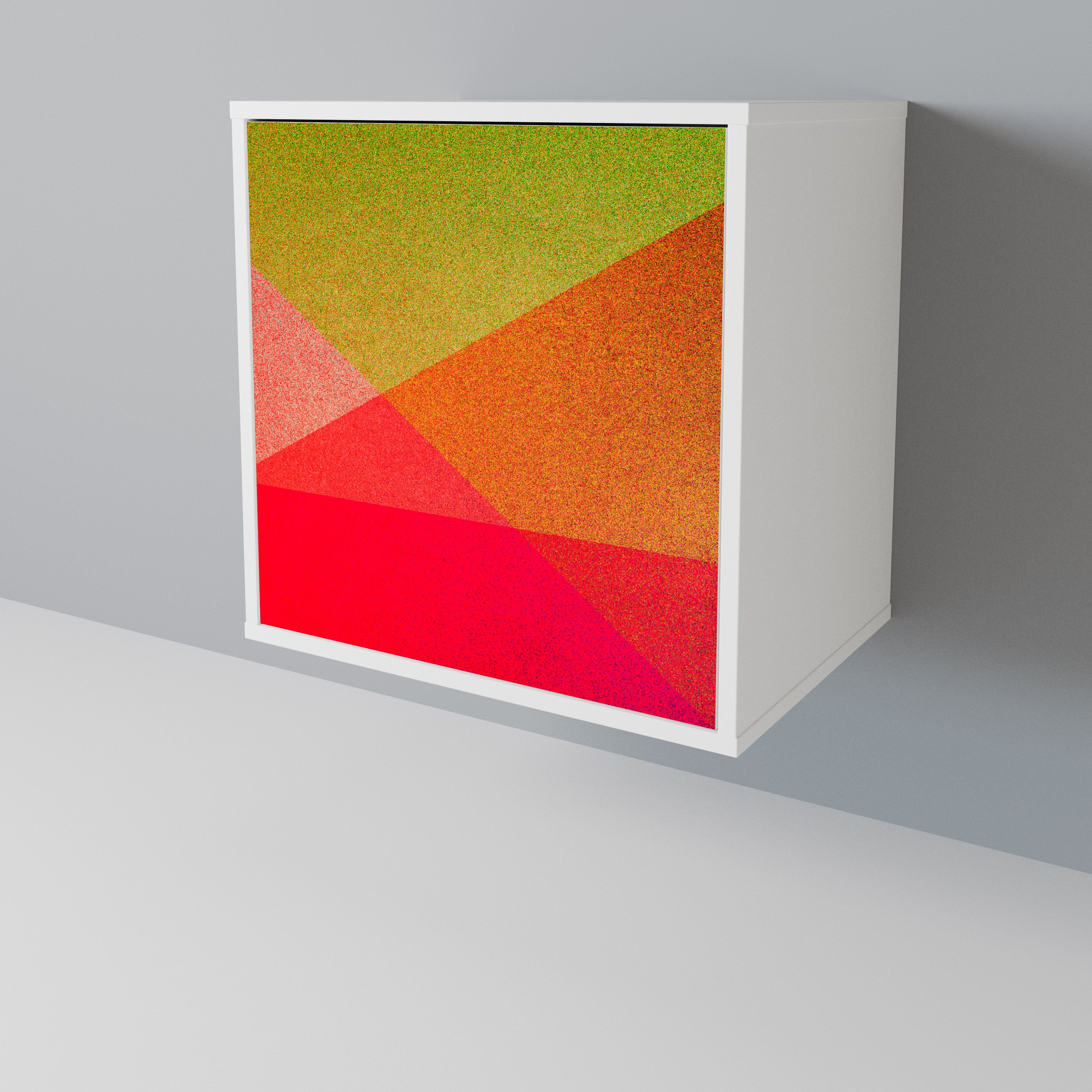 VIVID GEOMETRY Jednodveřová komoda