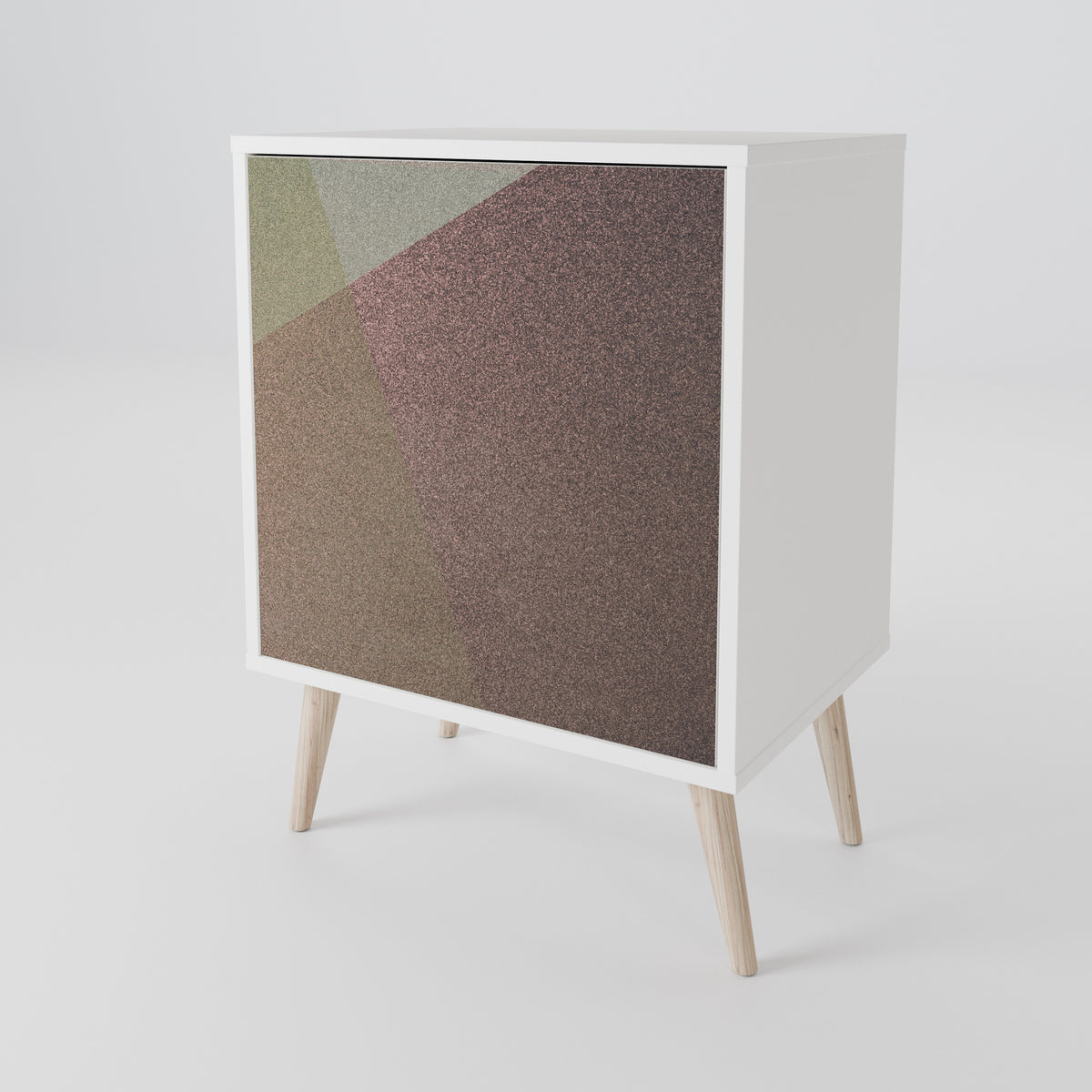 BEIGE GEOMETRY Μπουφές 1-θύρας