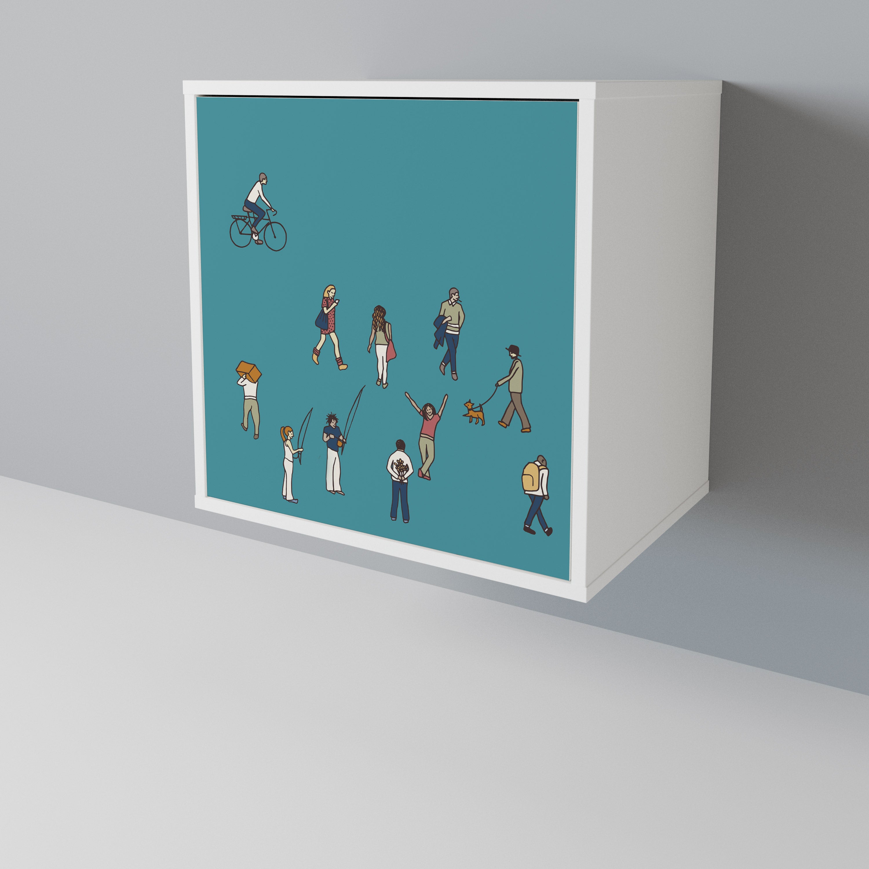 COLLECTIVE STREAM Jednodveřová komoda