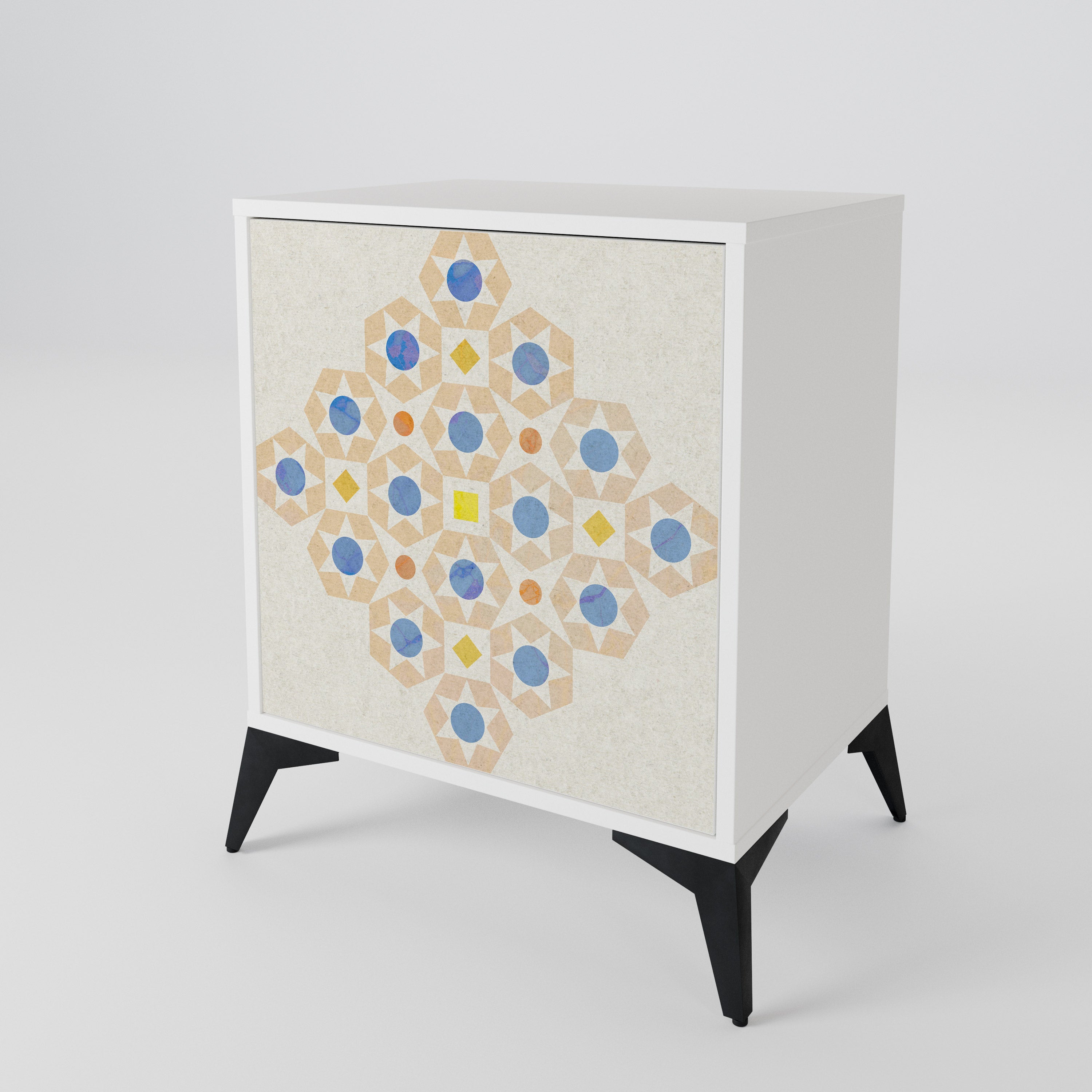 PATTERNED PRISM 1-Door Sideboard