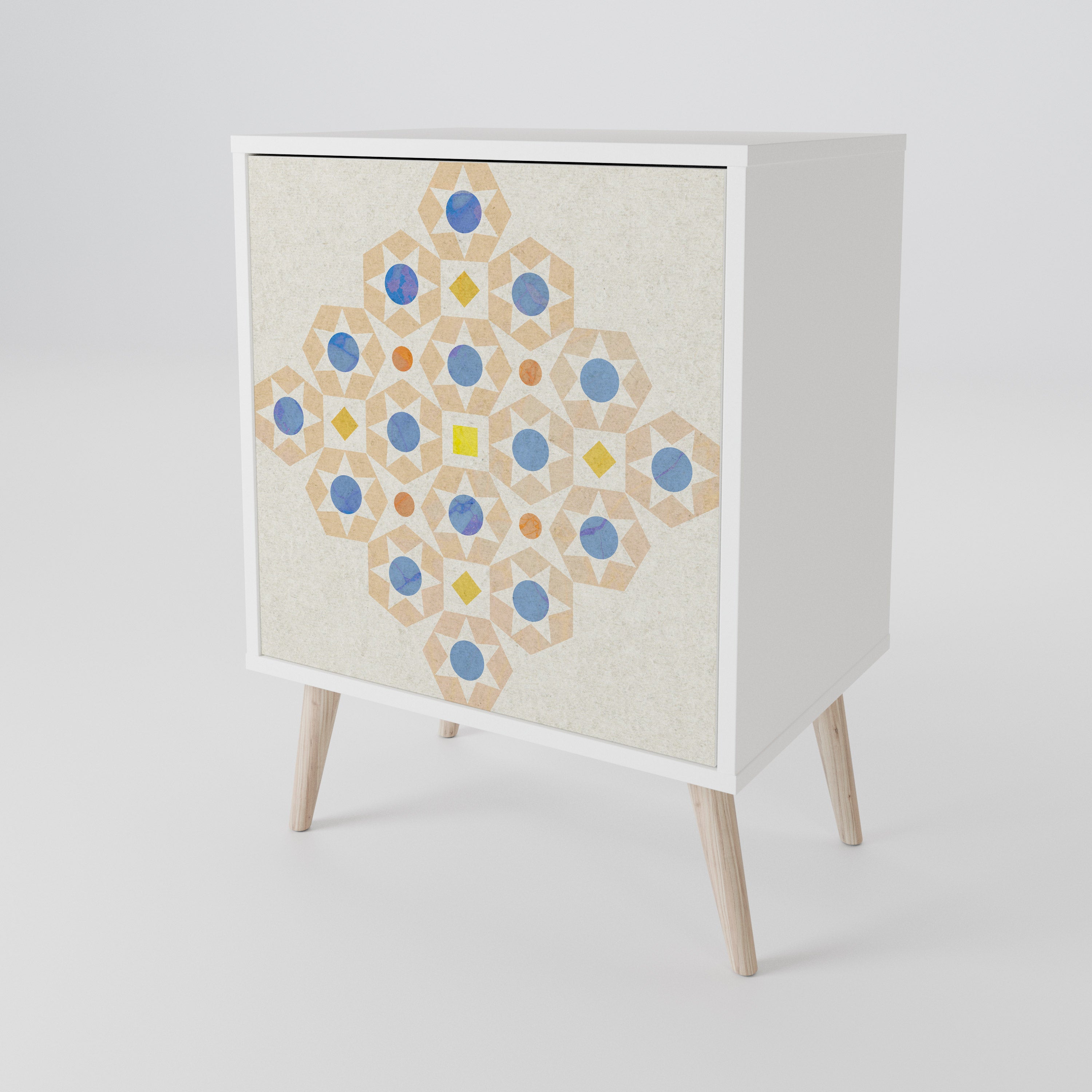 PATTERNED PRISM 1-Door Sideboard