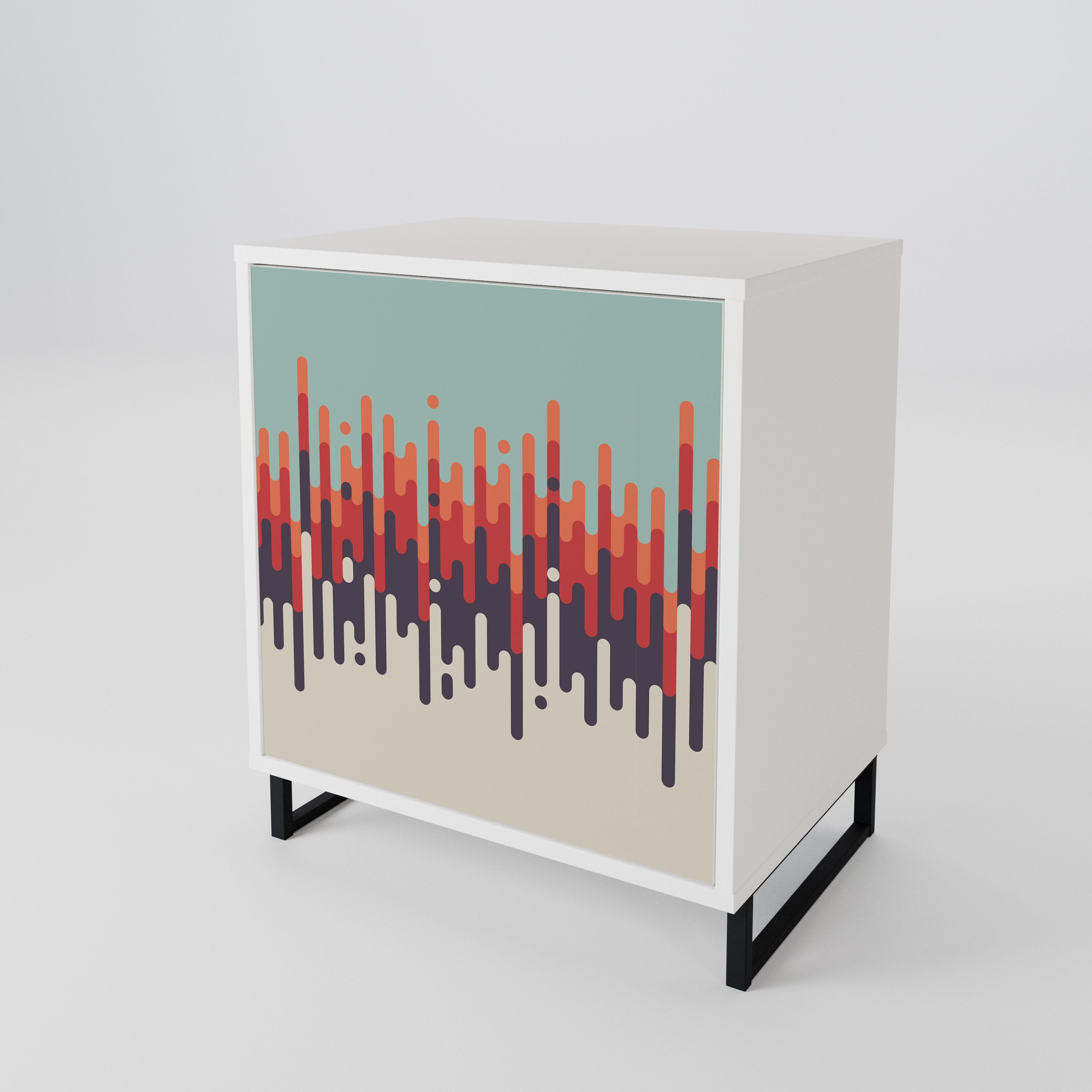 CHROMA CONTOURS 1-Door Sideboard