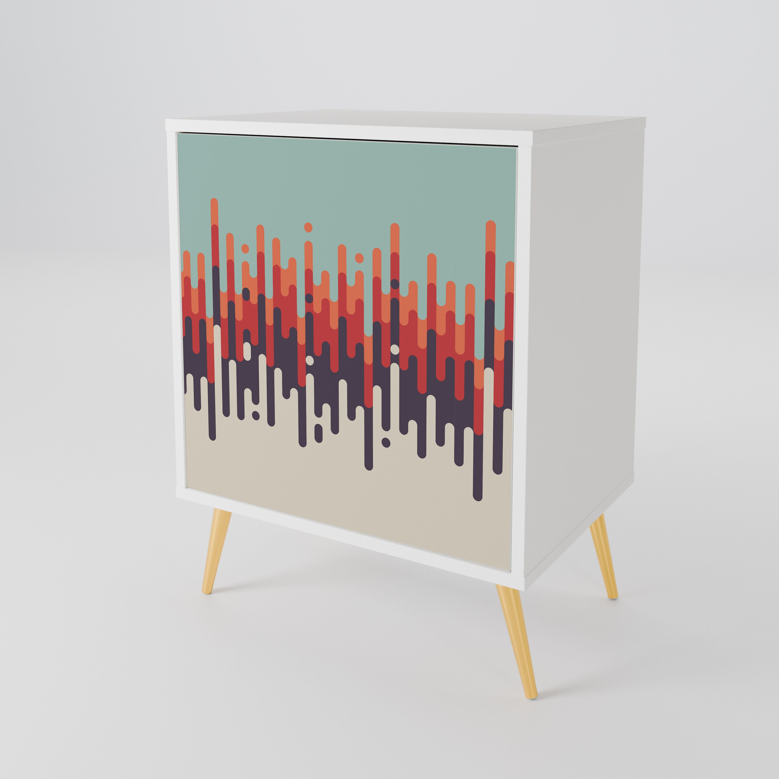 CHROMA CONTOURS 1-Door Sideboard