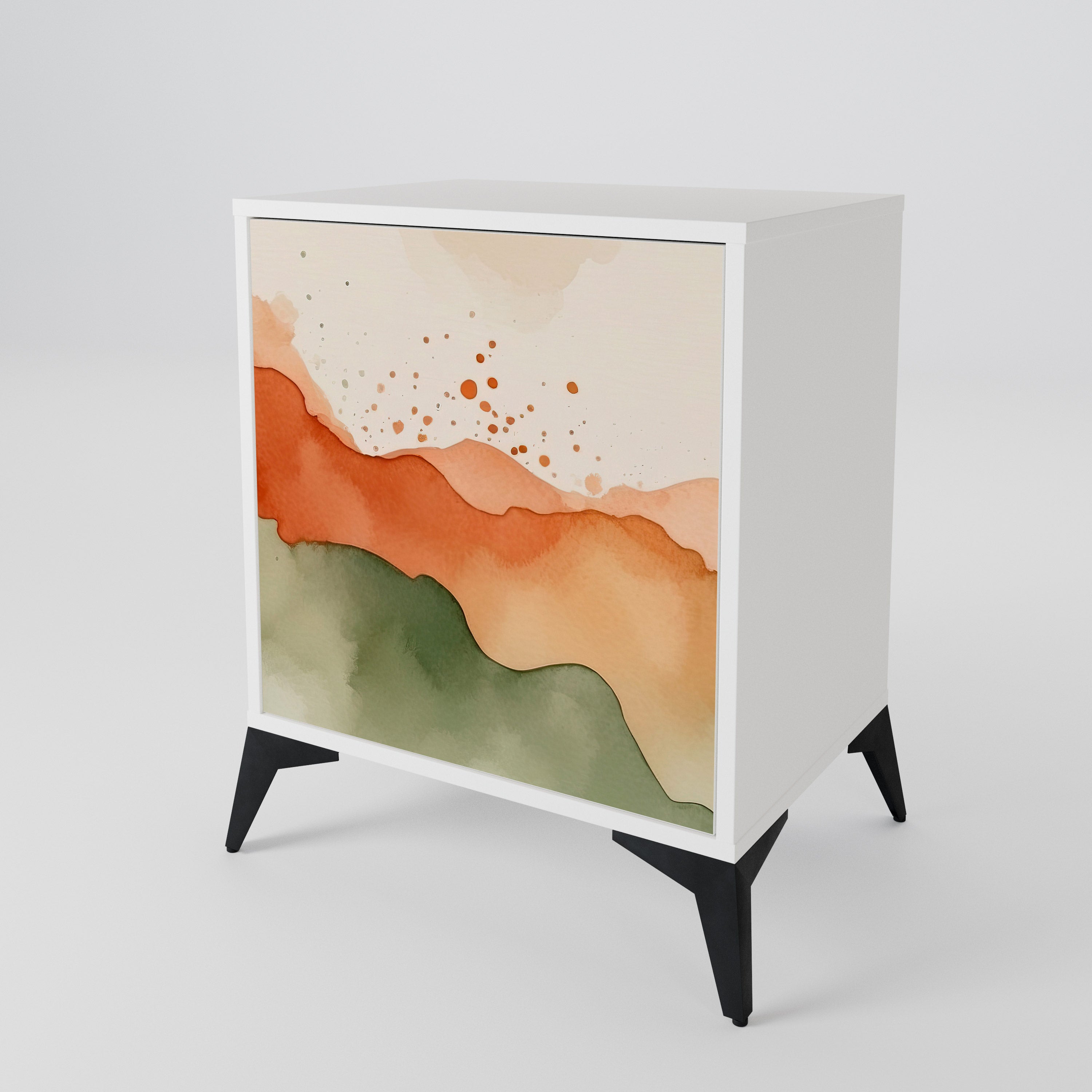 WATERCOLOUR PEAKS 1-Door Sideboard