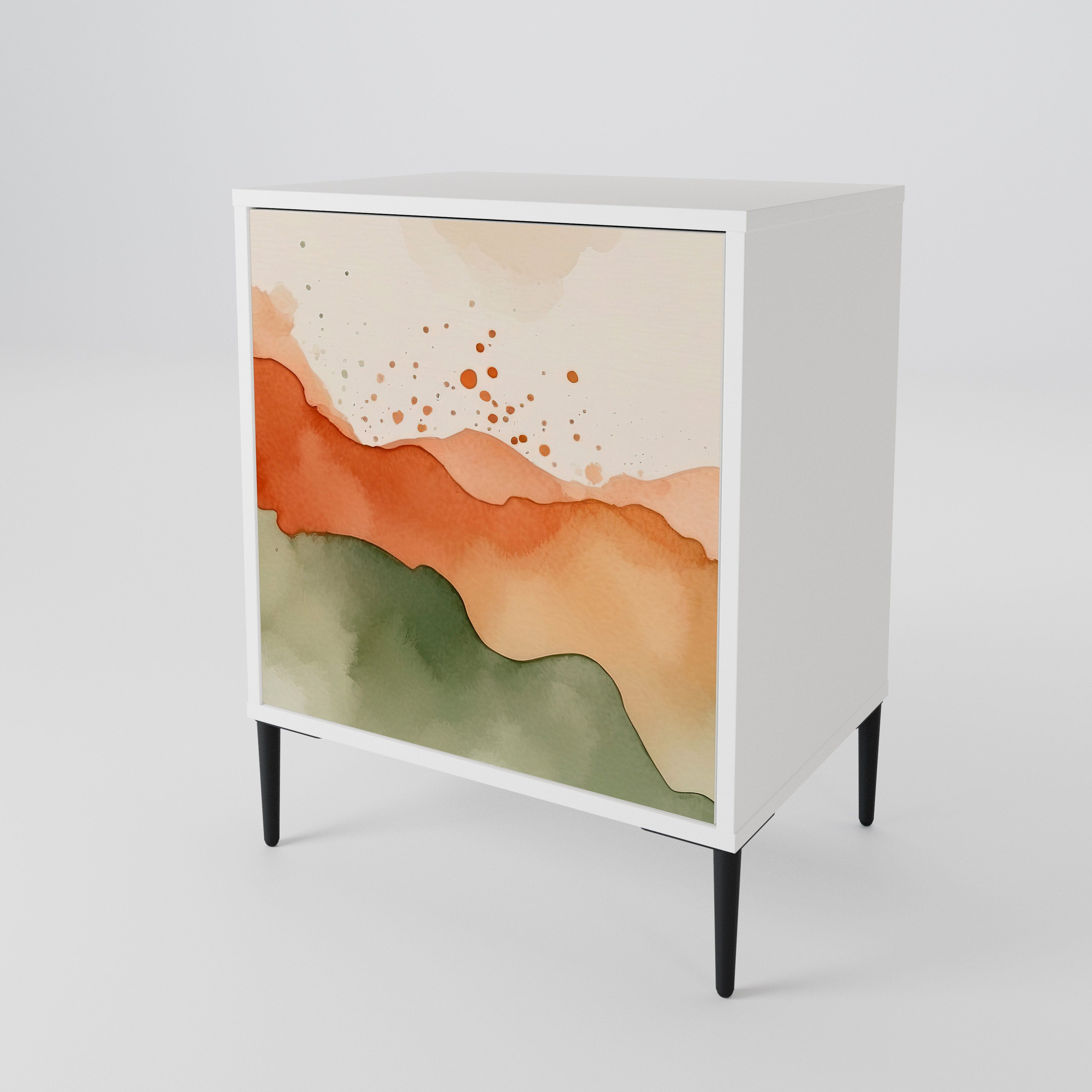 WATERCOLOUR PEAKS 1-Door Sideboard