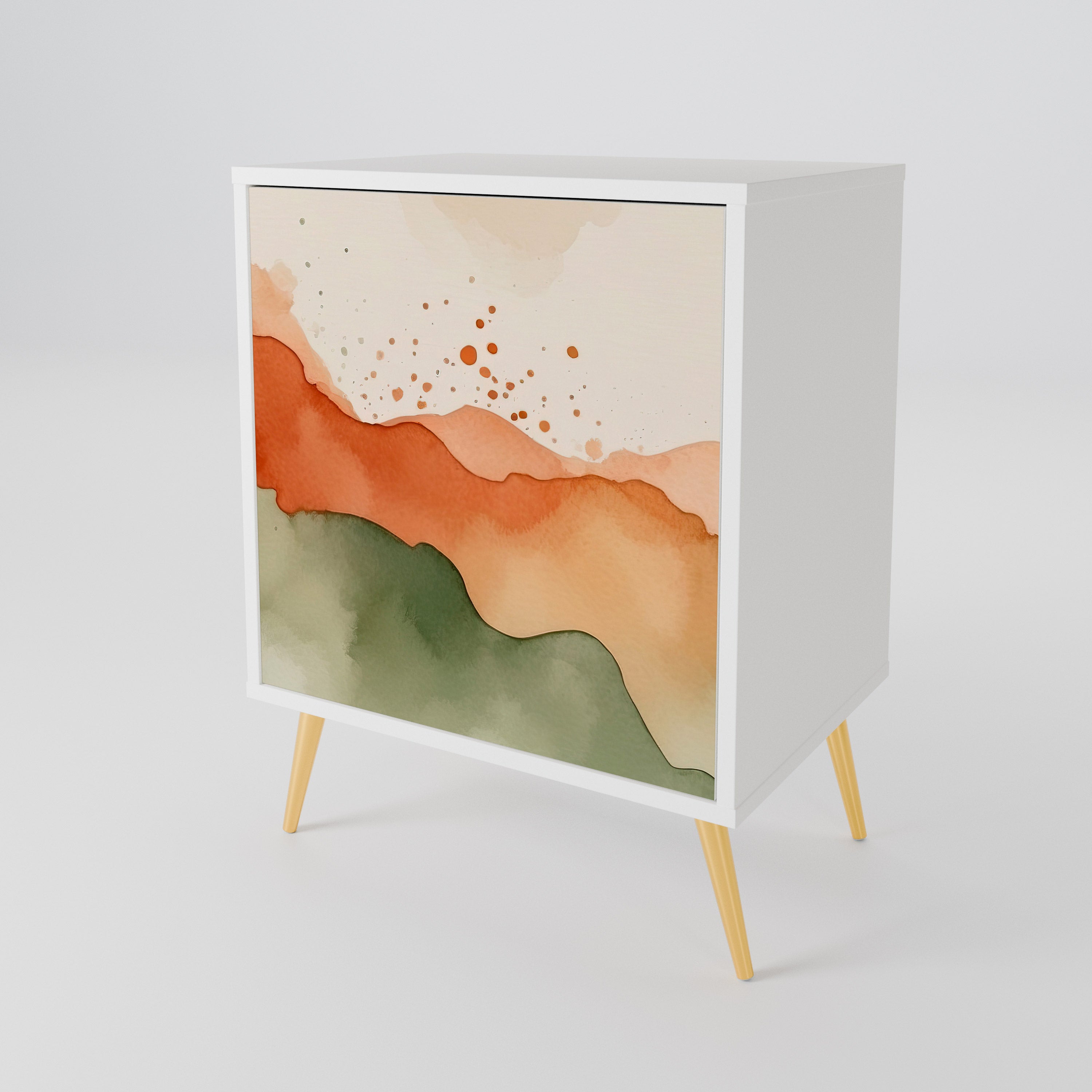 WATERCOLOUR PEAKS 1-Door Sideboard