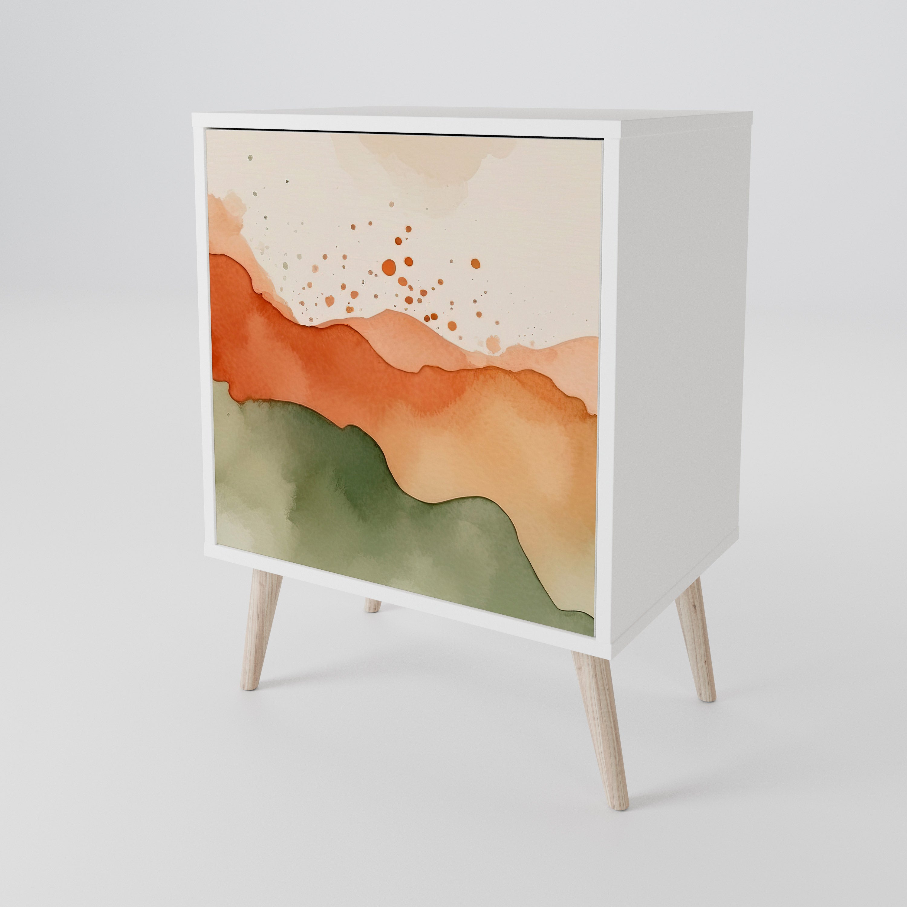 WATERCOLOUR PEAKS 1-Door Sideboard