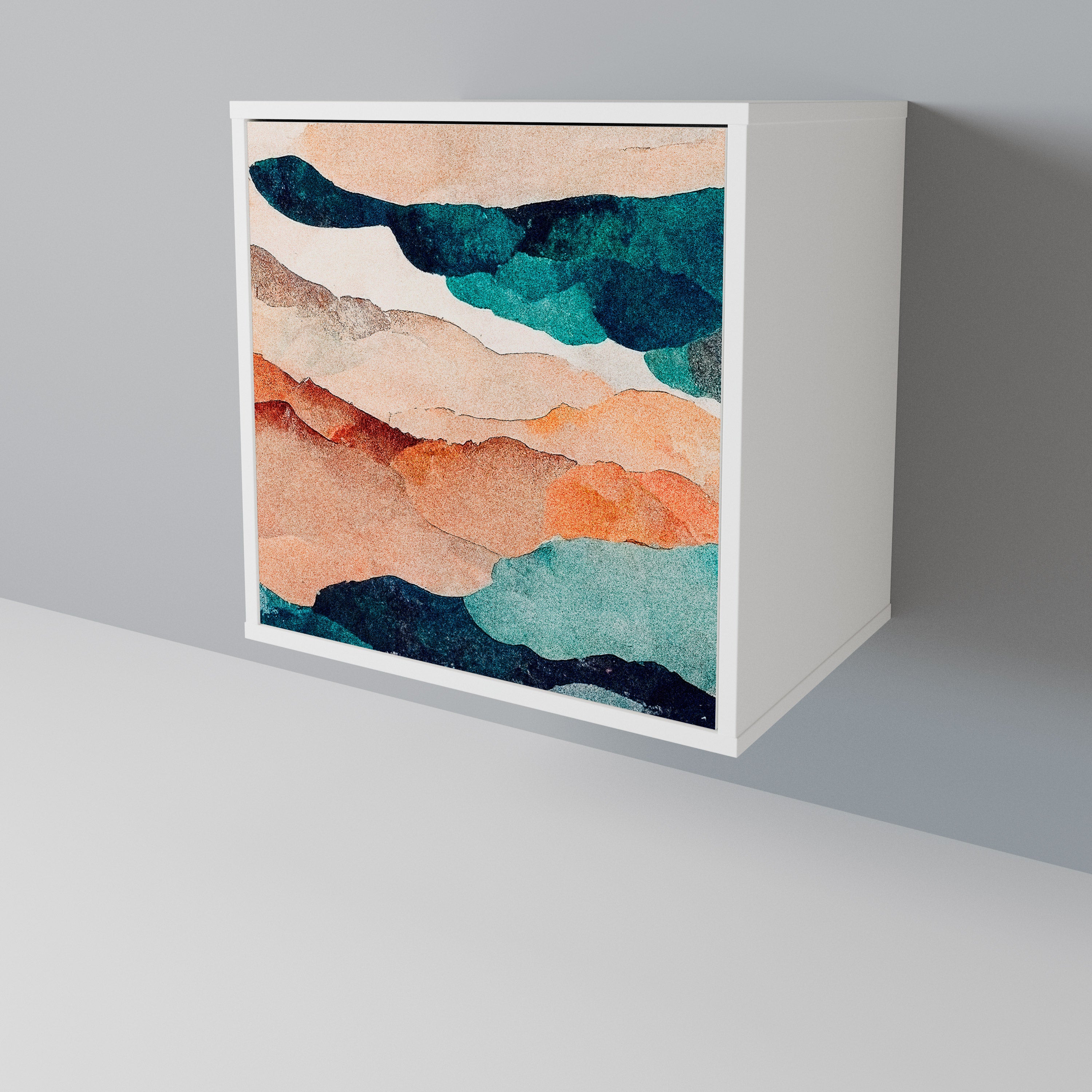 ABSTRACT LANDSCAPE 1-Door Sideboard