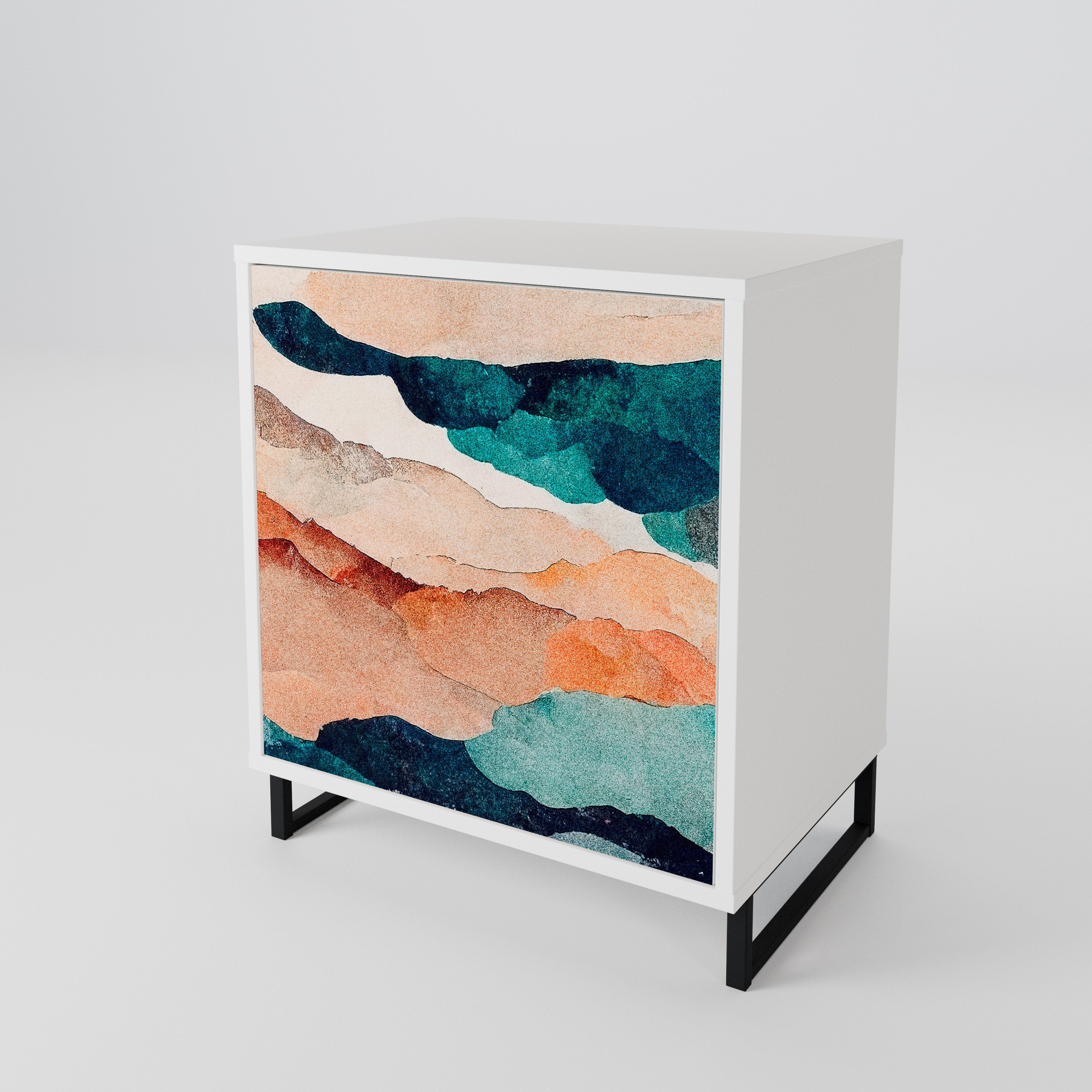 ABSTRACT LANDSCAPE 1-Door Sideboard