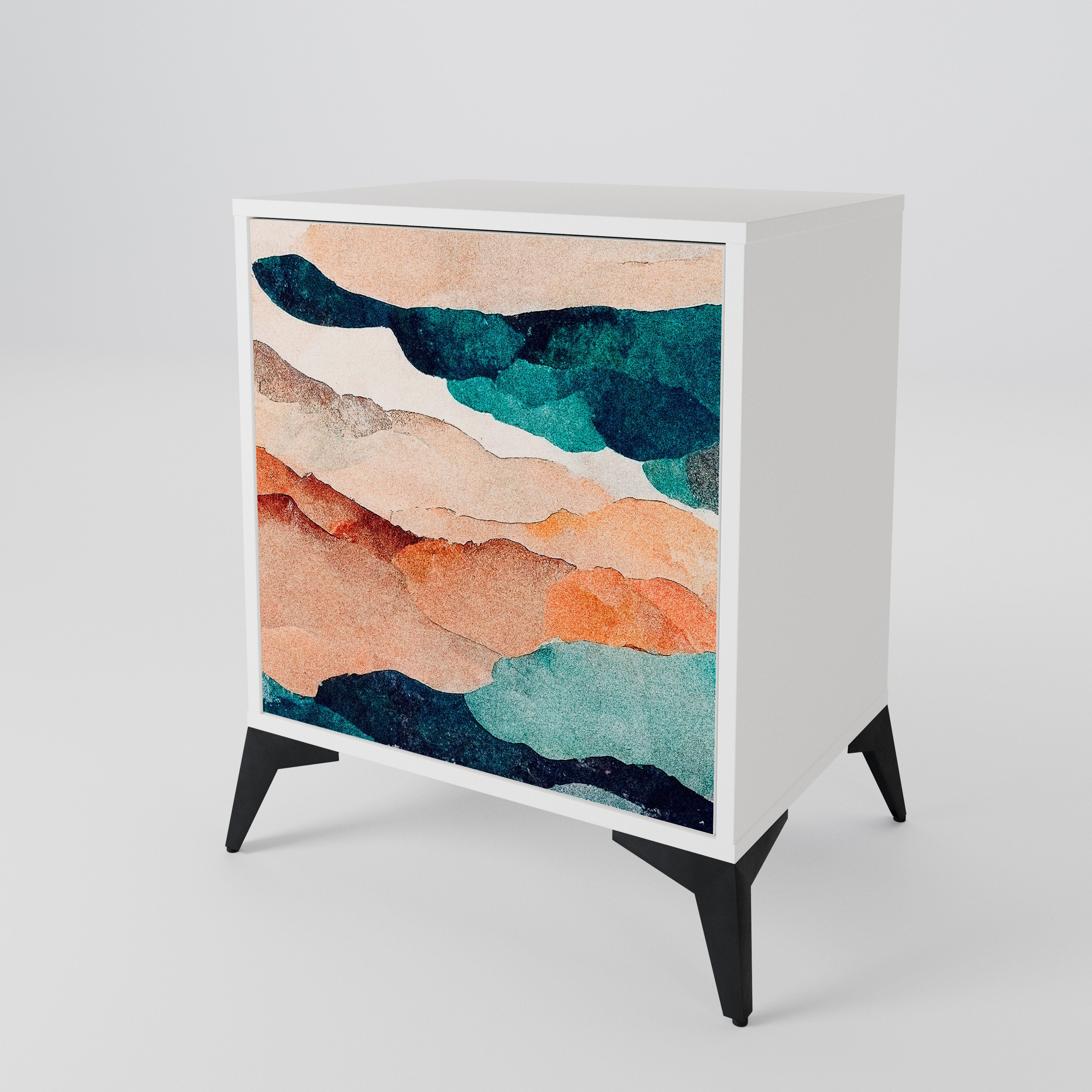 ABSTRACT LANDSCAPE 1-Door Sideboard