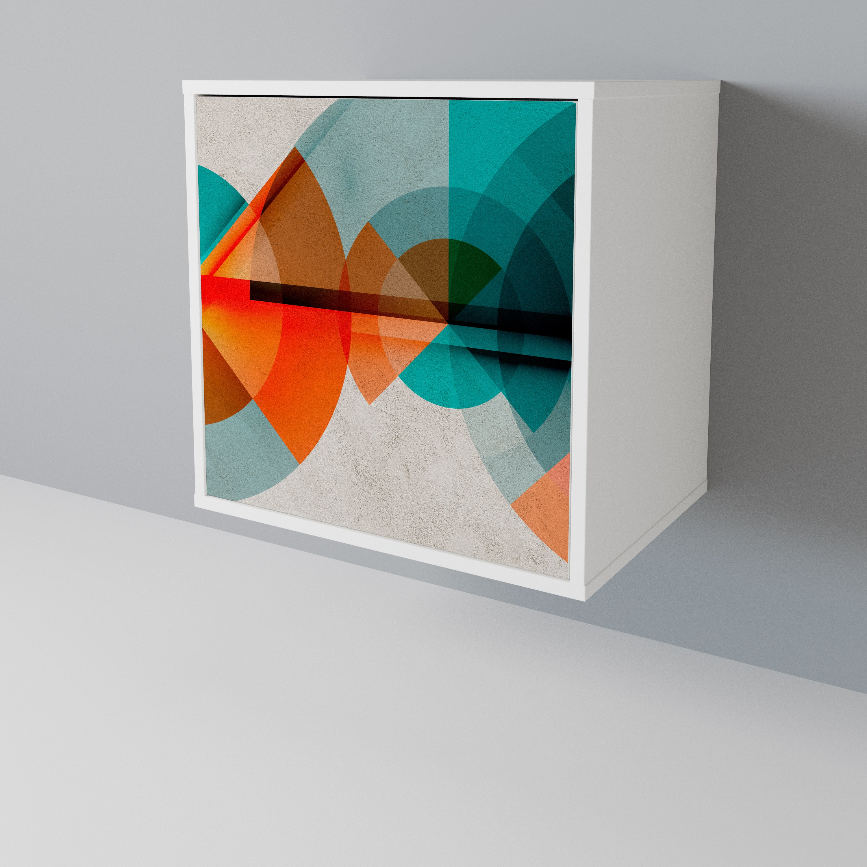 CIRCULAR RHAPSODY 1-Door Sideboard