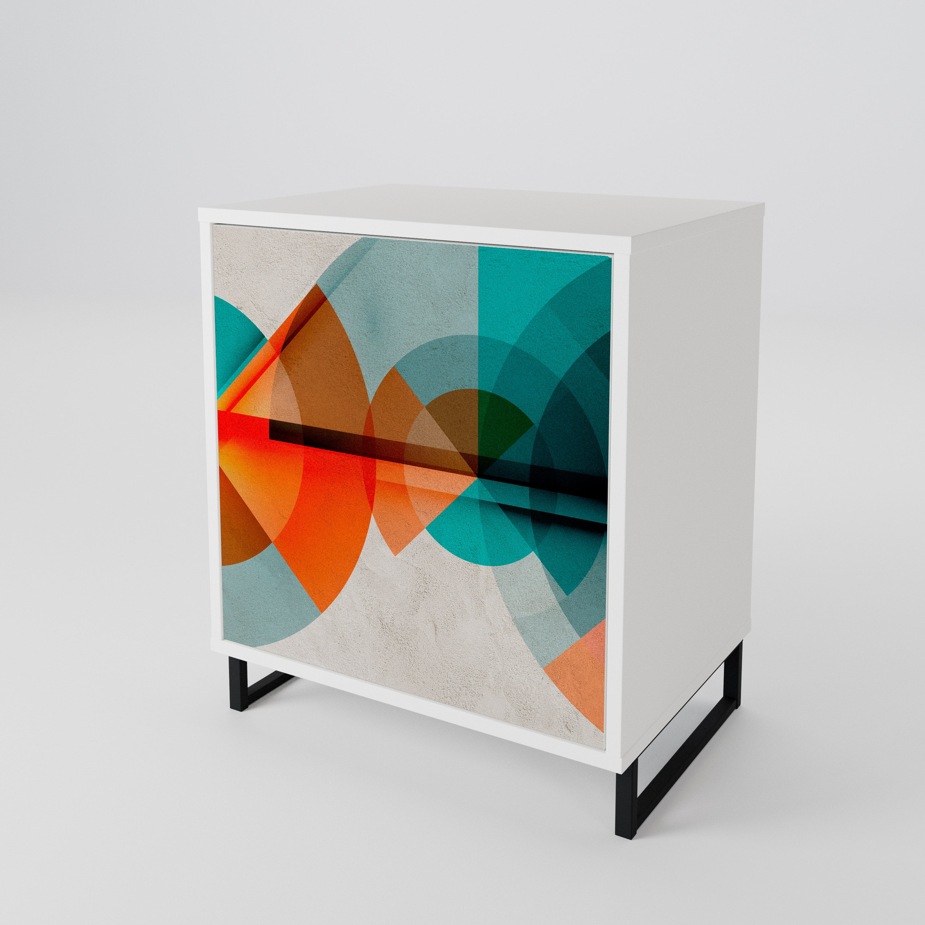 CIRCULAR RHAPSODY 1-Door Sideboard