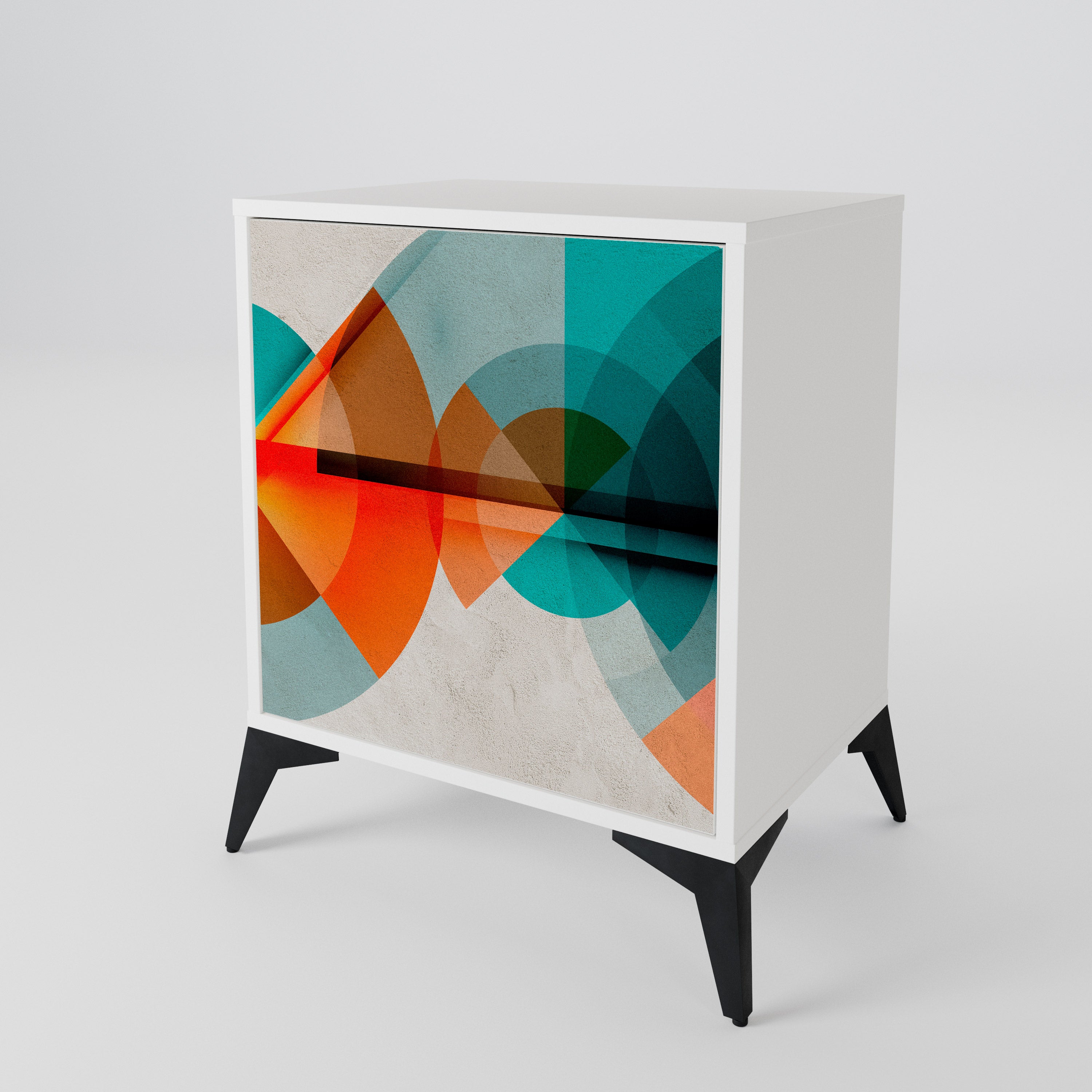 CIRCULAR RHAPSODY 1-Door Sideboard