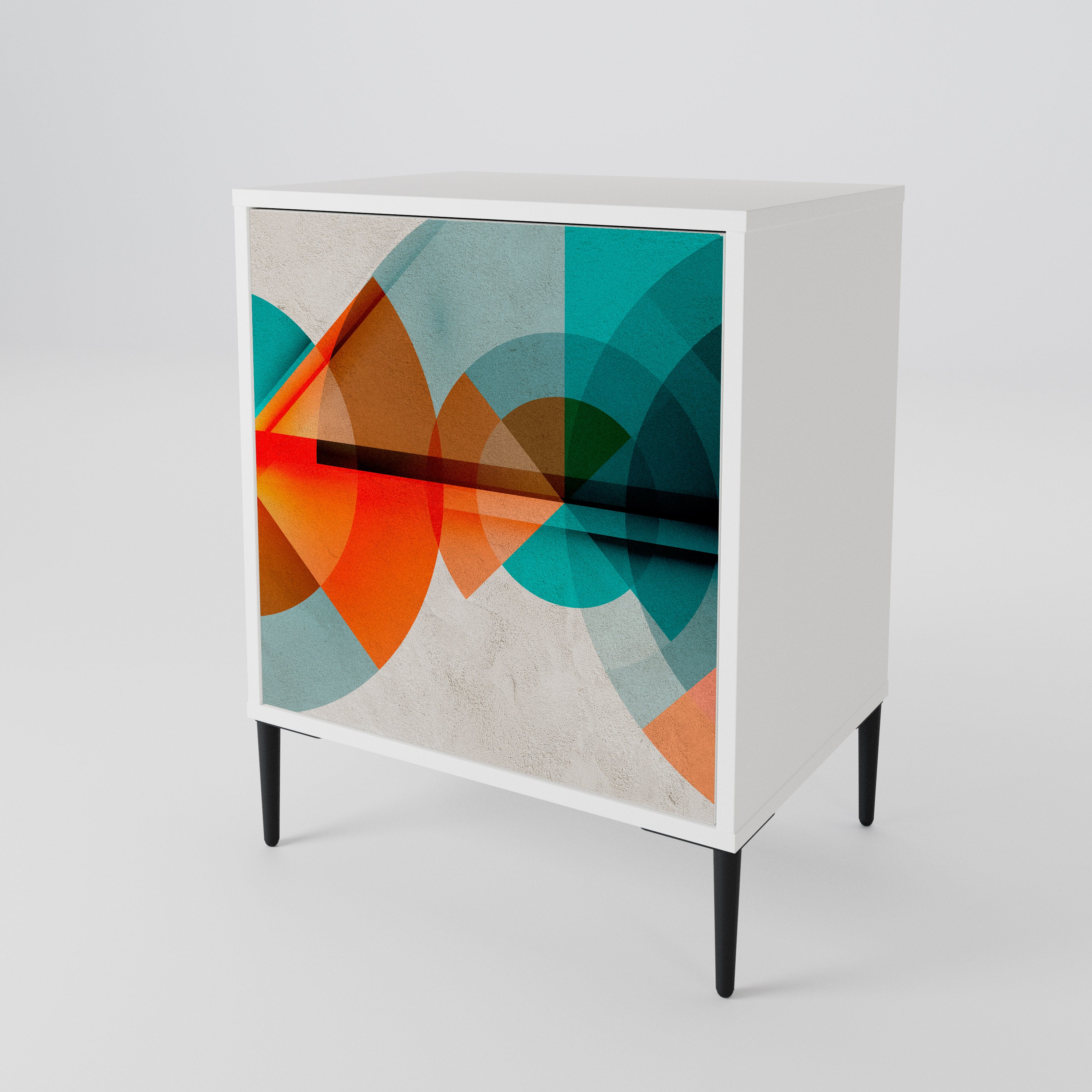 CIRCULAR RHAPSODY 1-Door Sideboard