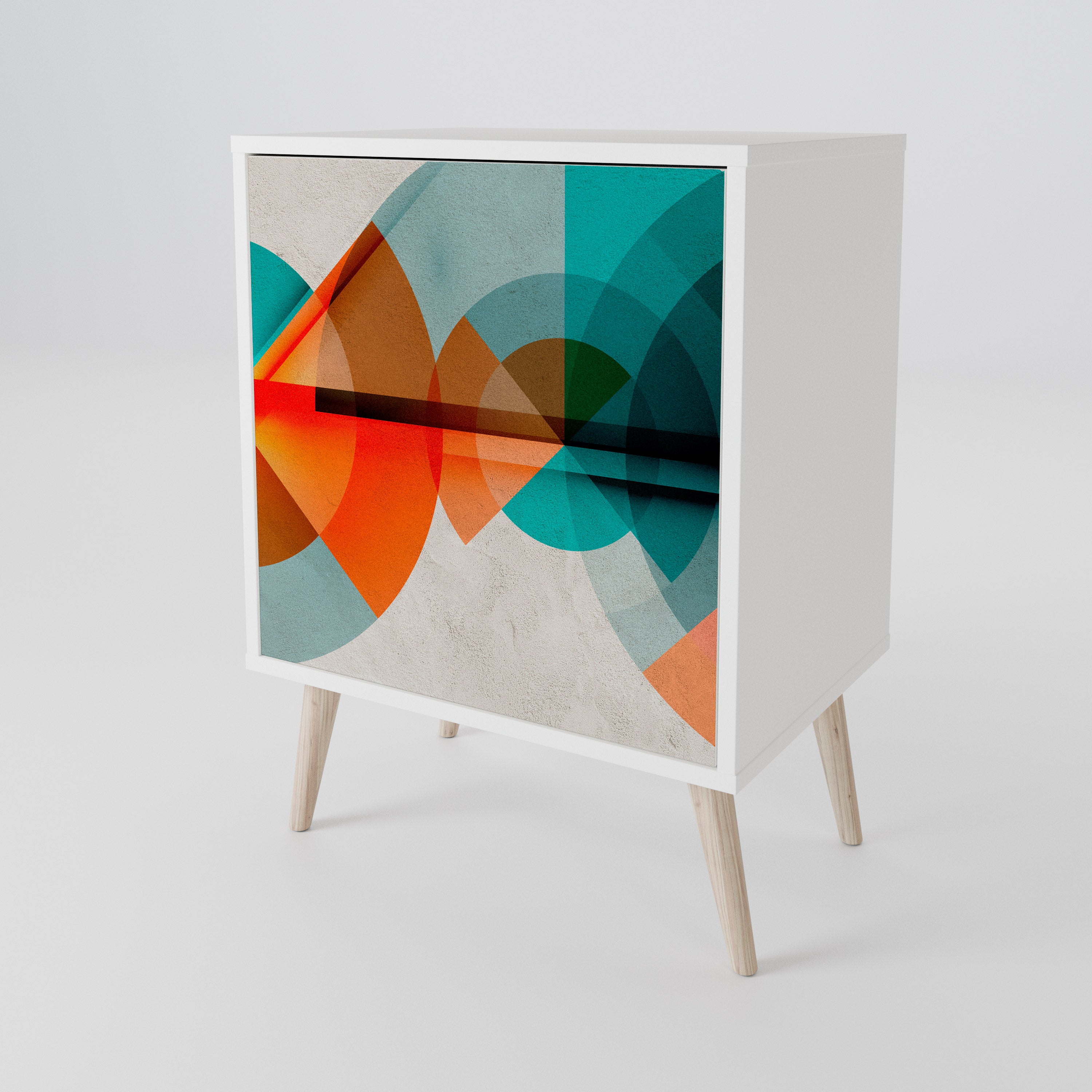 CIRCULAR RHAPSODY 1-Door Sideboard
