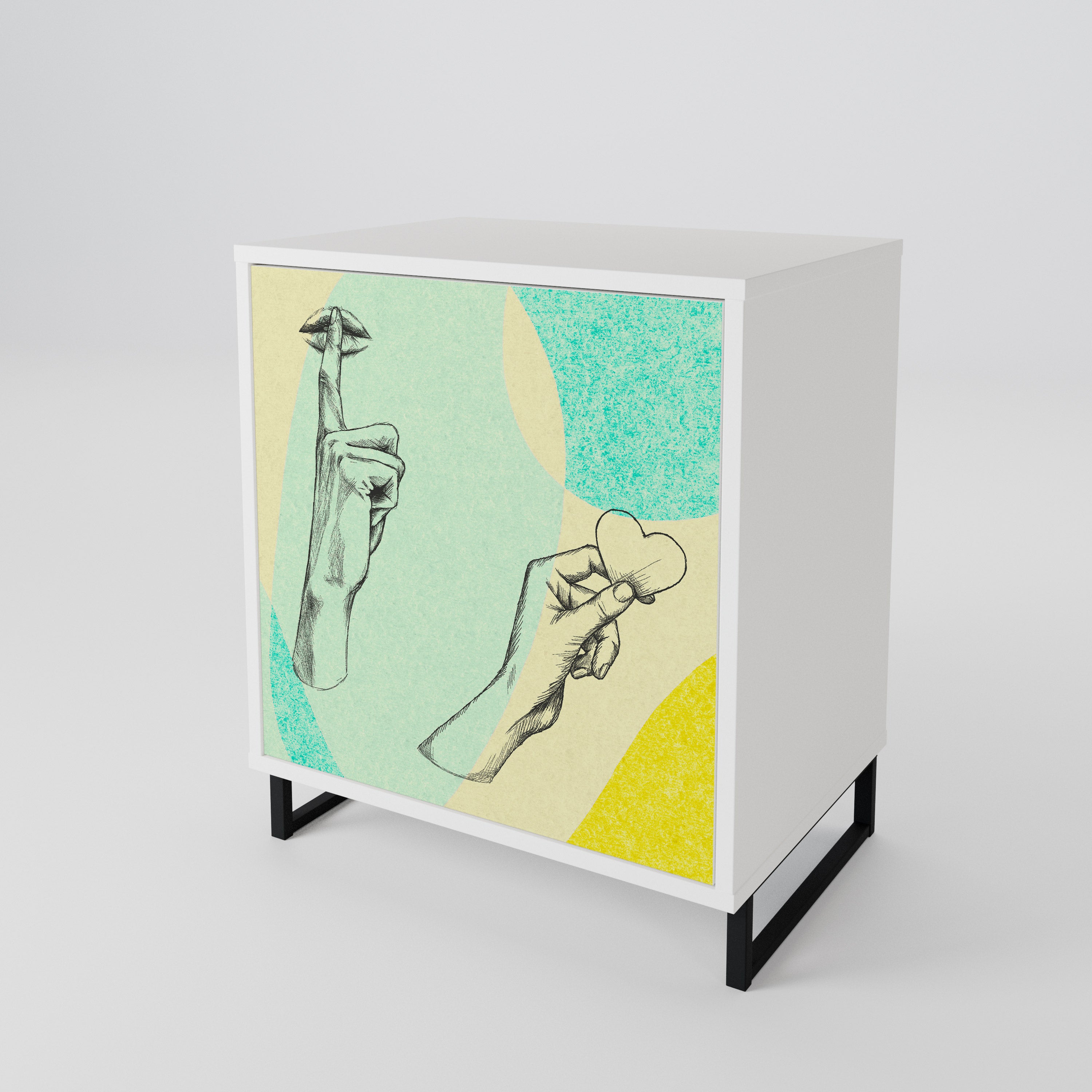 BODY LANGUAGE 1-Door Sideboard