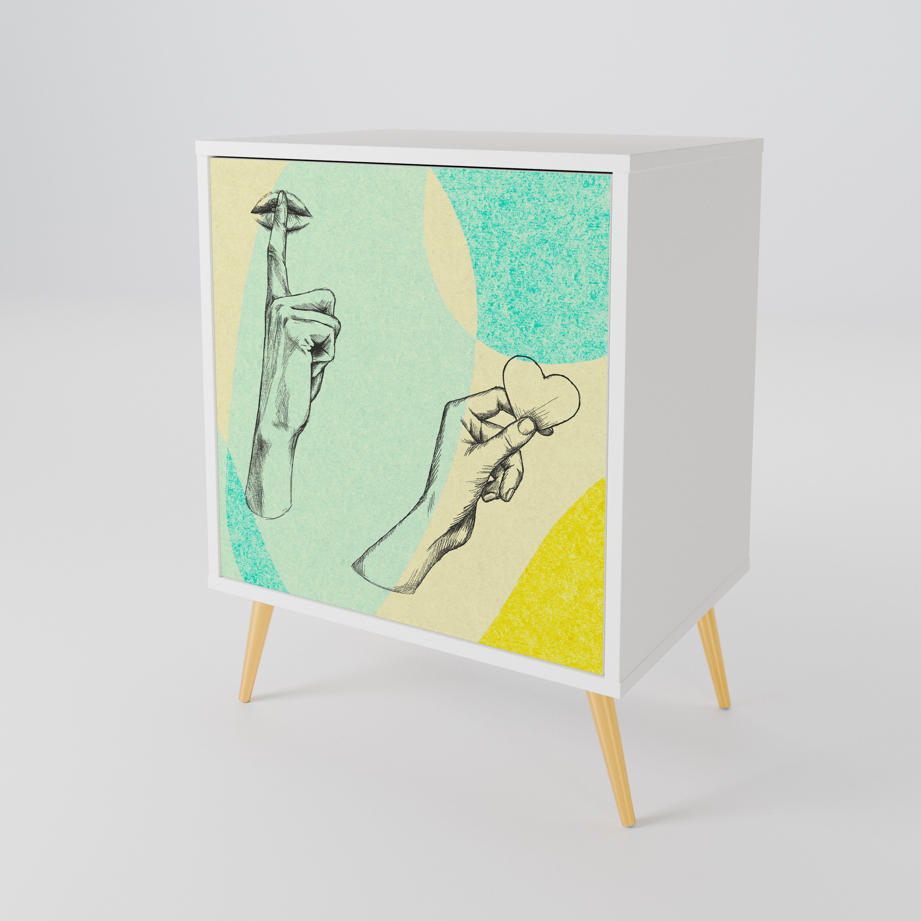 BODY LANGUAGE 1-Door Sideboard