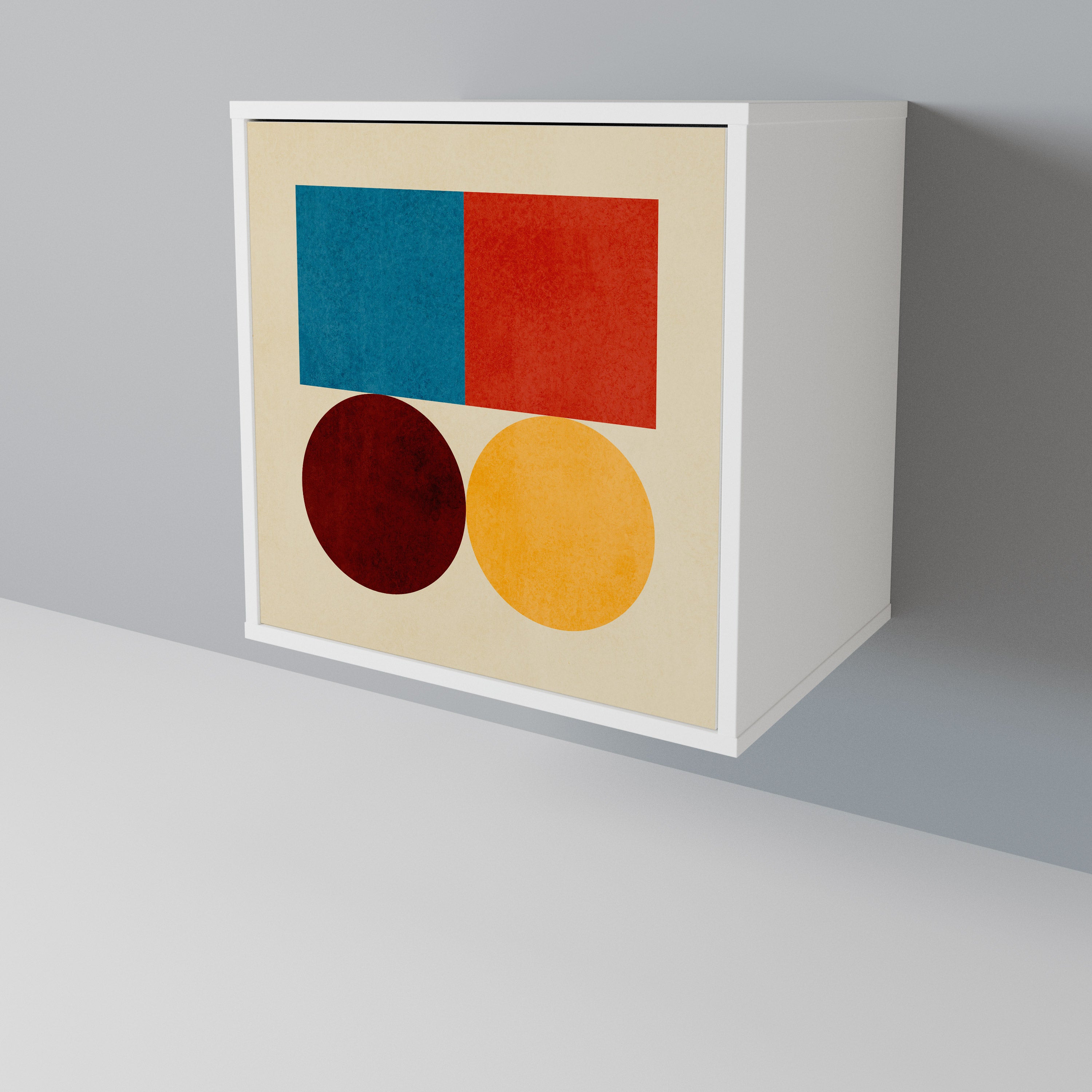 GEOMETRIC PUZZLE Skänk med en dörr