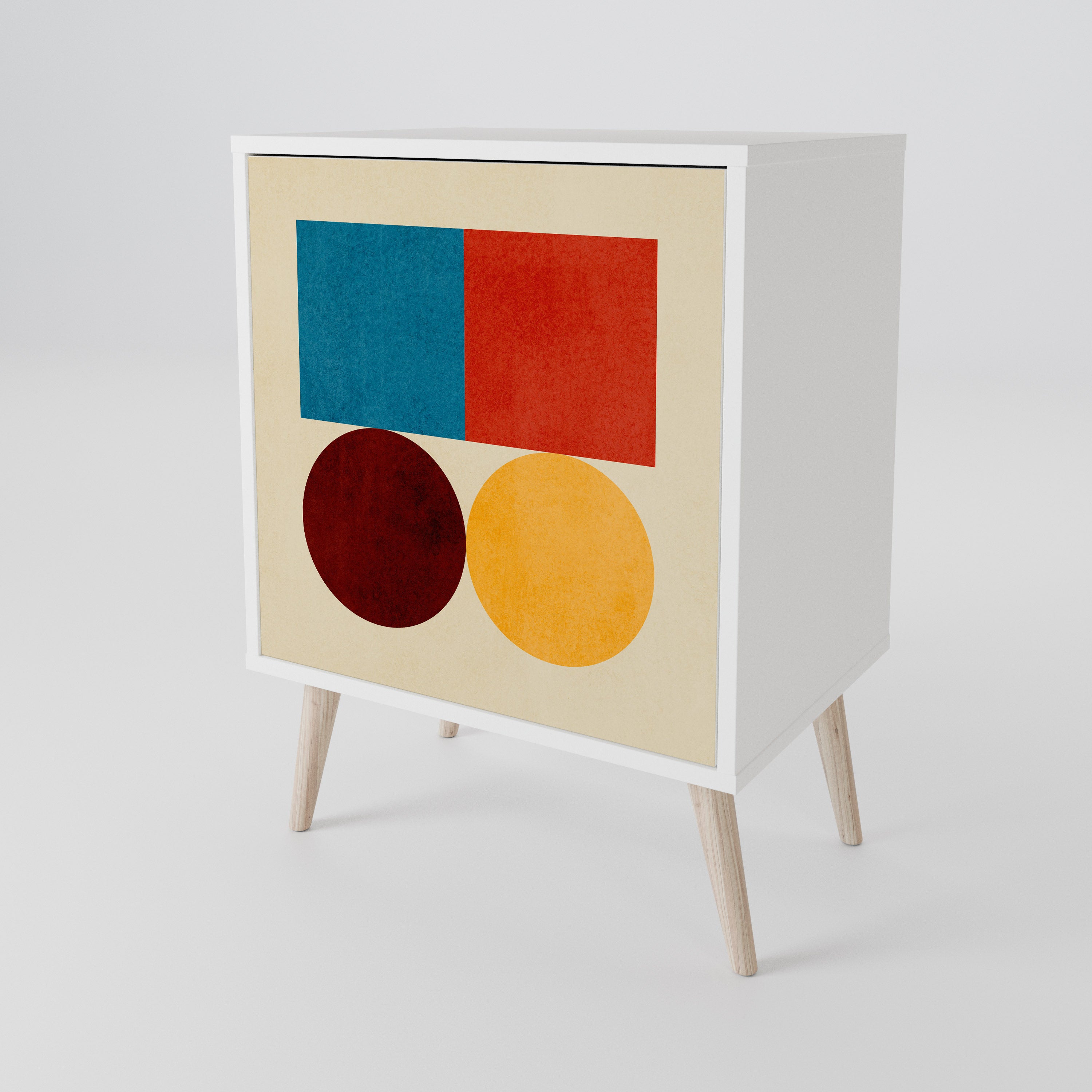 GEOMETRIC PUZZLE Skänk med en dörr