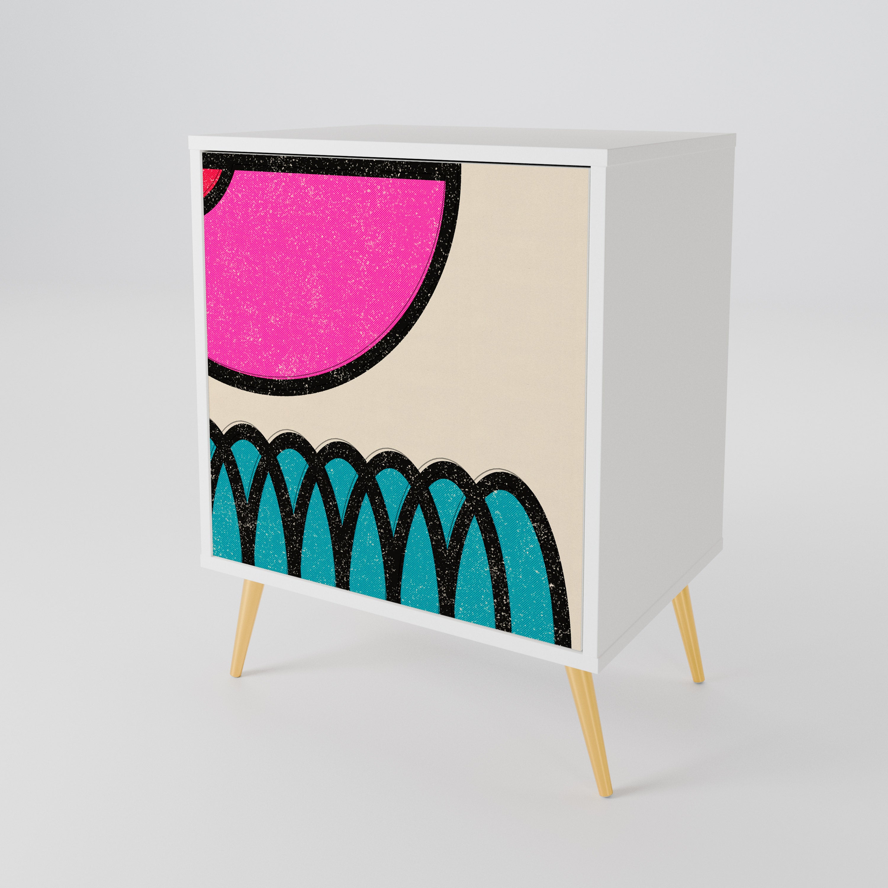 GEOMETRIC RHAPSODY Skänk med en dörr