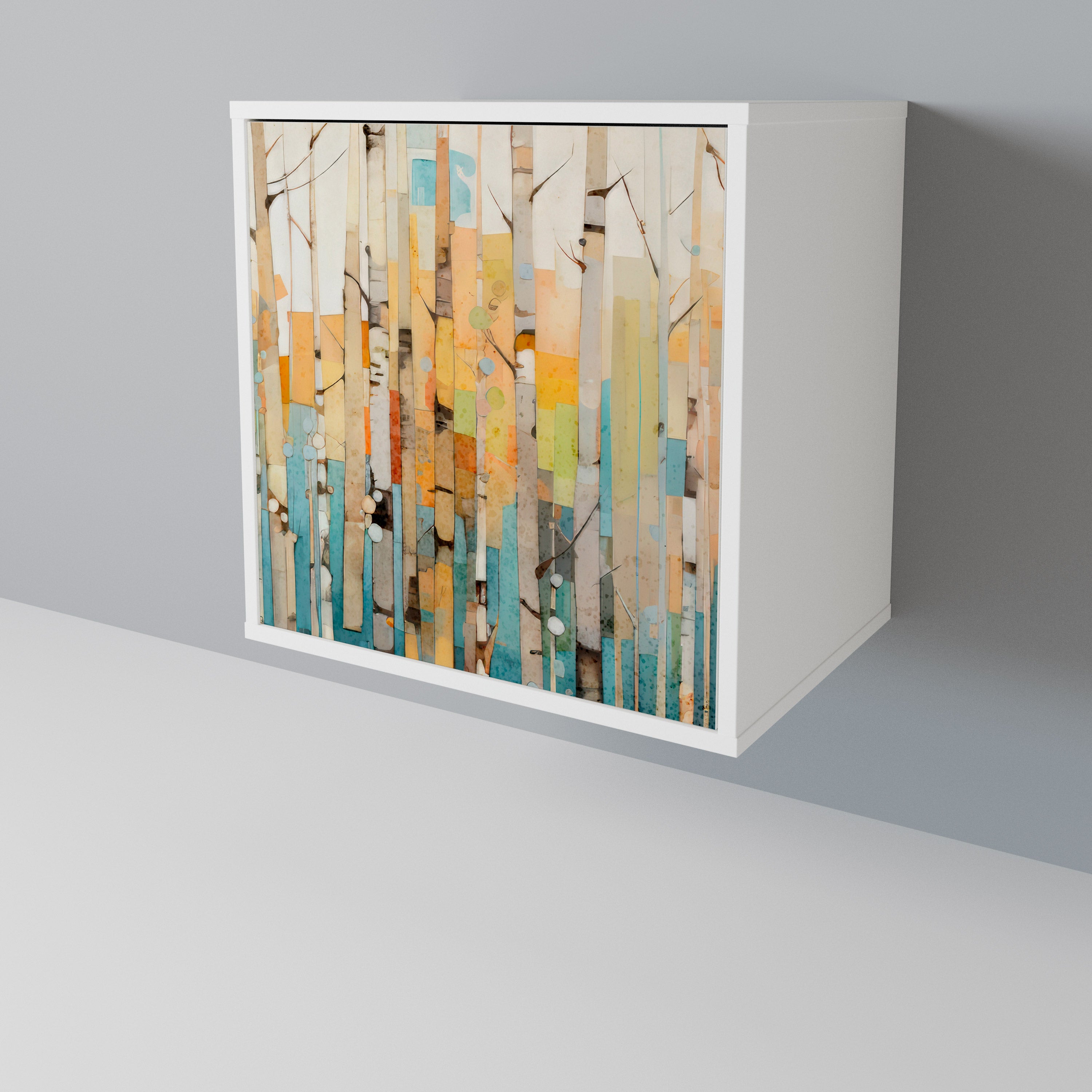 BIRCH KALEIDOSCOPE Skänk med en dörr