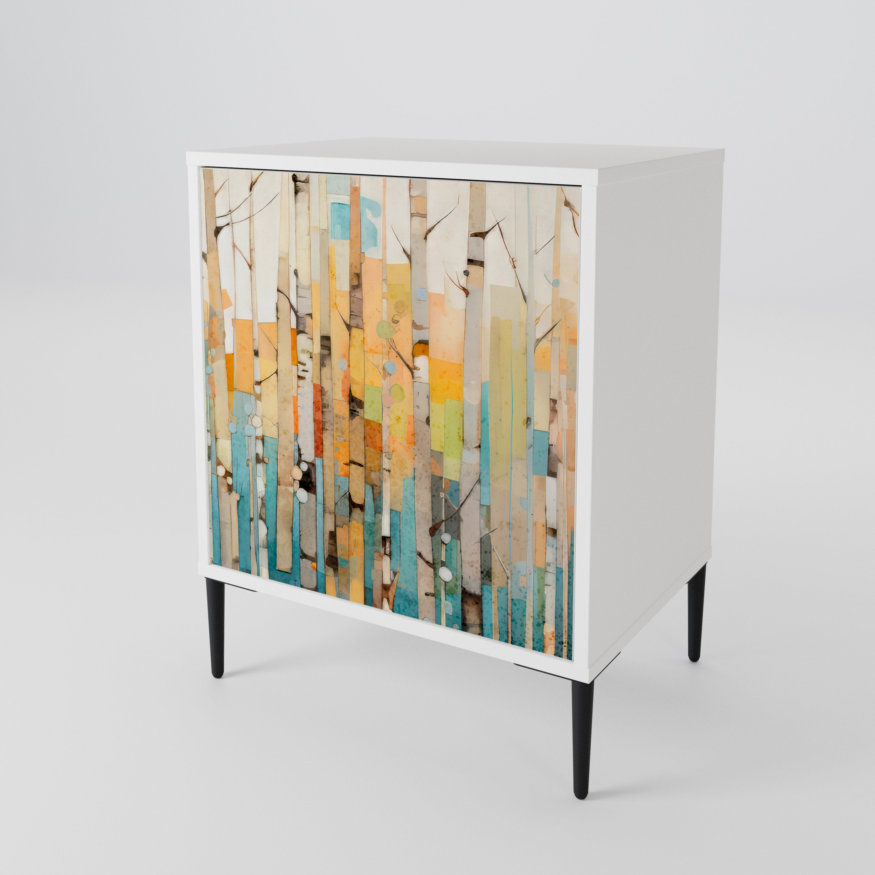 BIRCH KALEIDOSCOPE Skänk med en dörr
