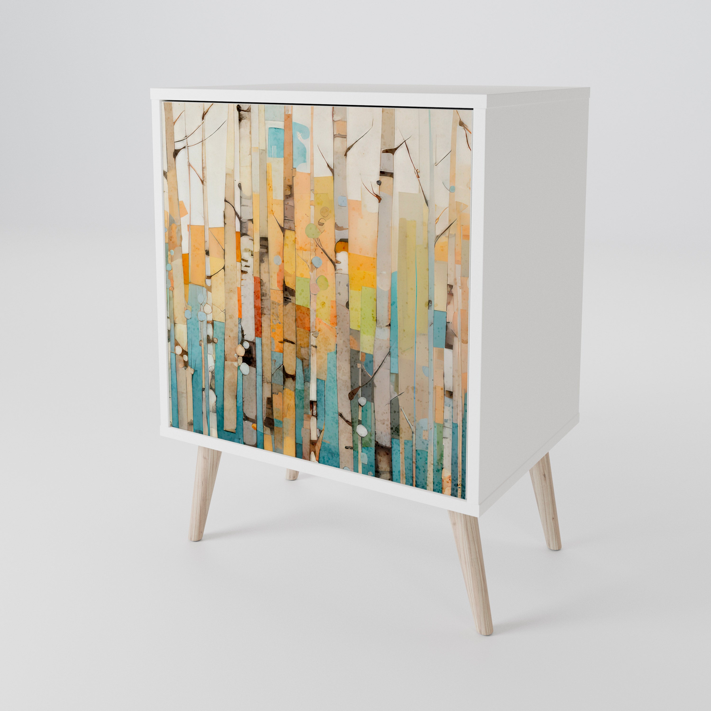 BIRCH KALEIDOSCOPE Skänk med en dörr