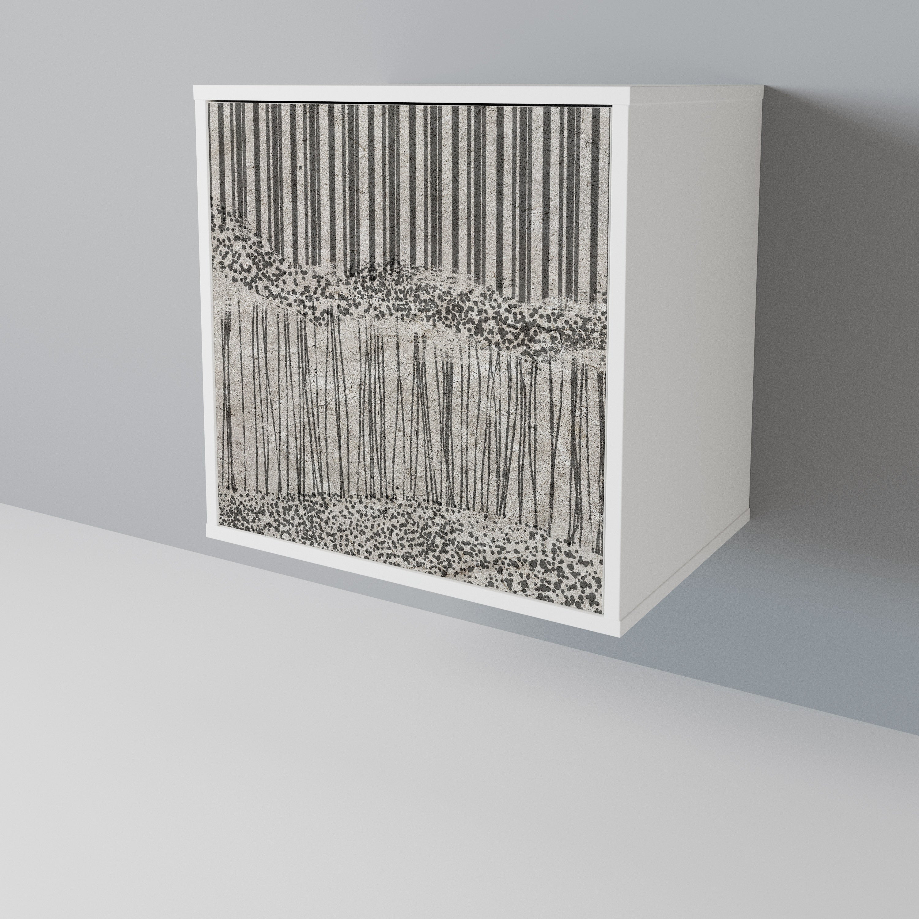 GRAIN LINES Skänk med en dörr