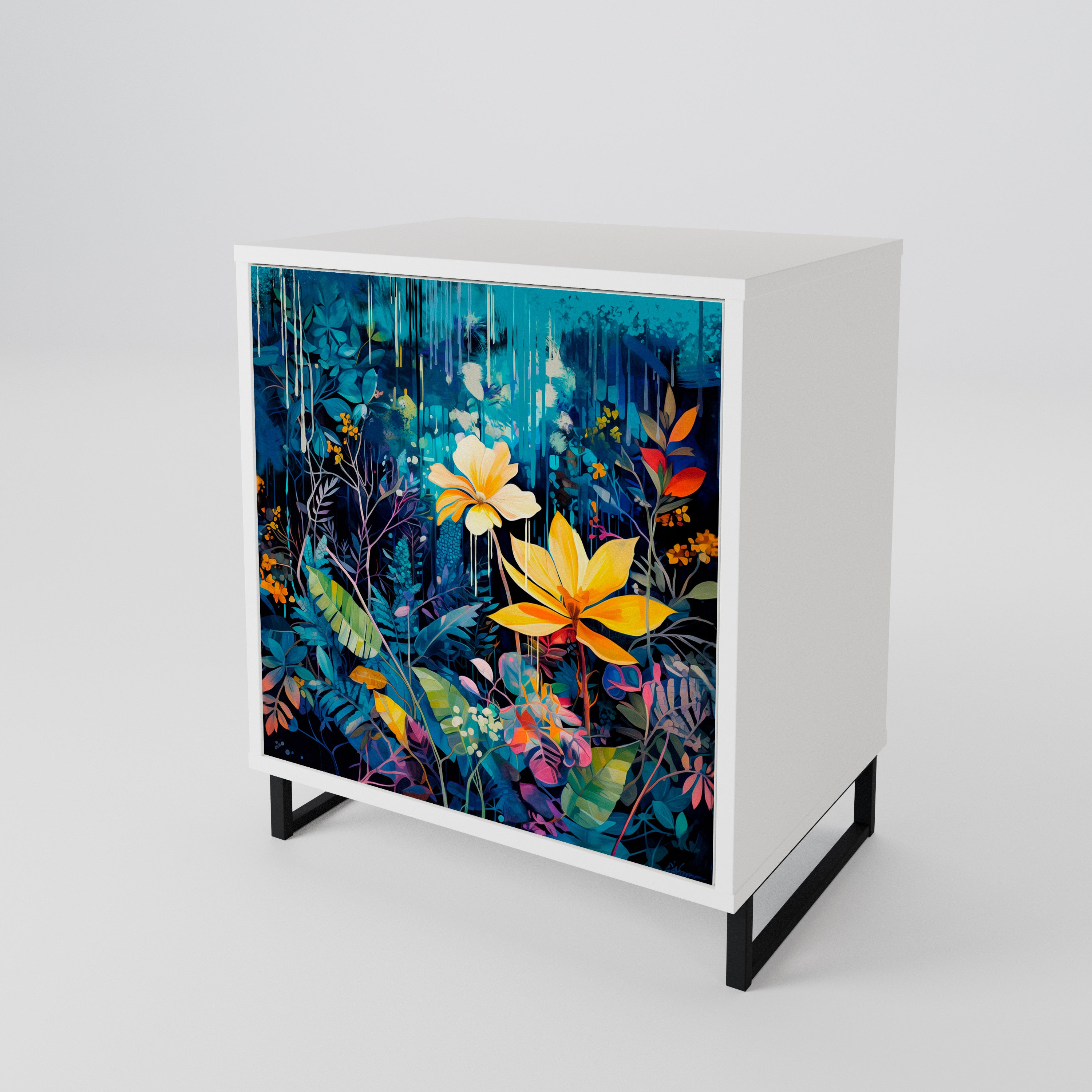 MIDNIGHT BLOSSOM 1-türiges Sideboard