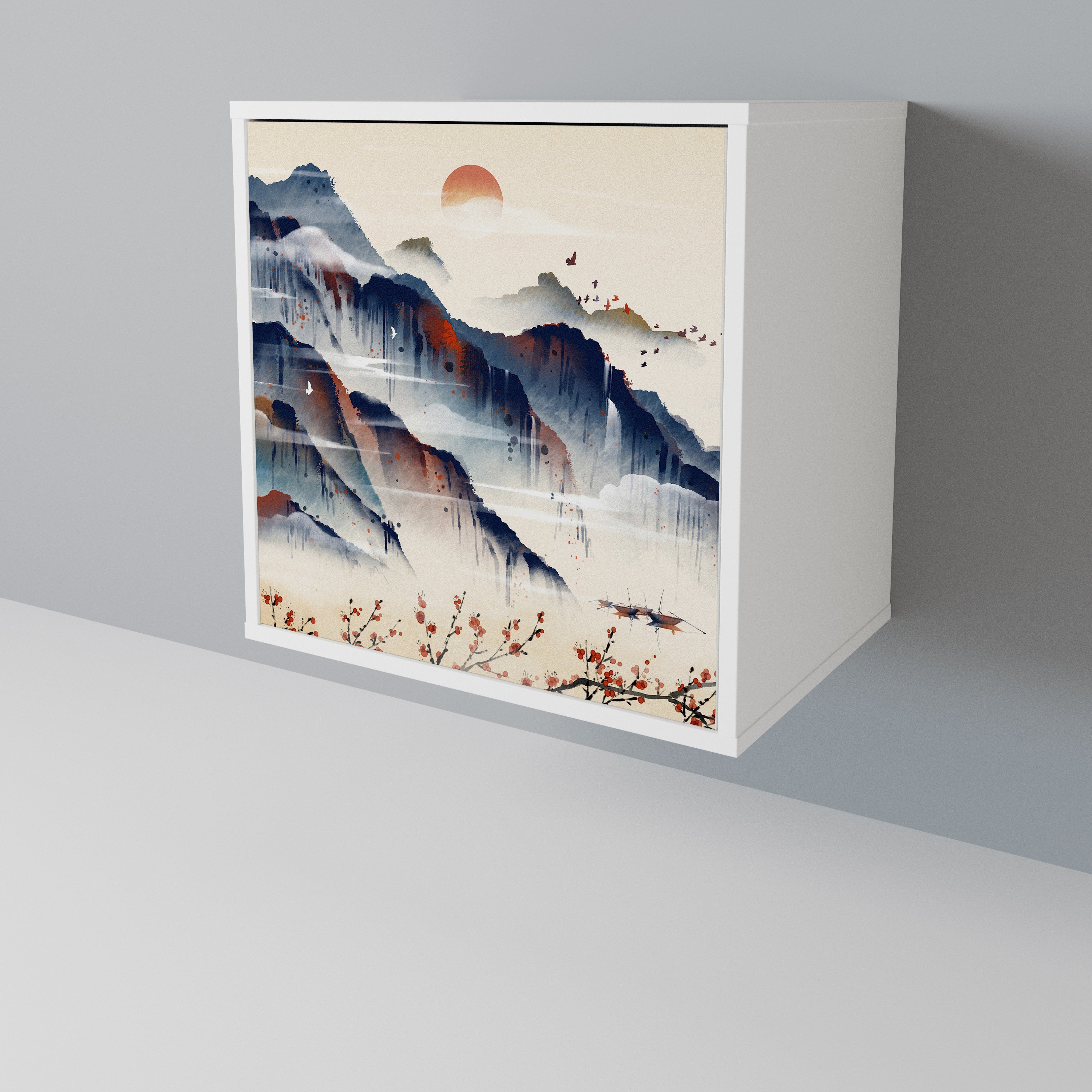 JAPANESE LANDSCAPE 1-türiges Sideboard