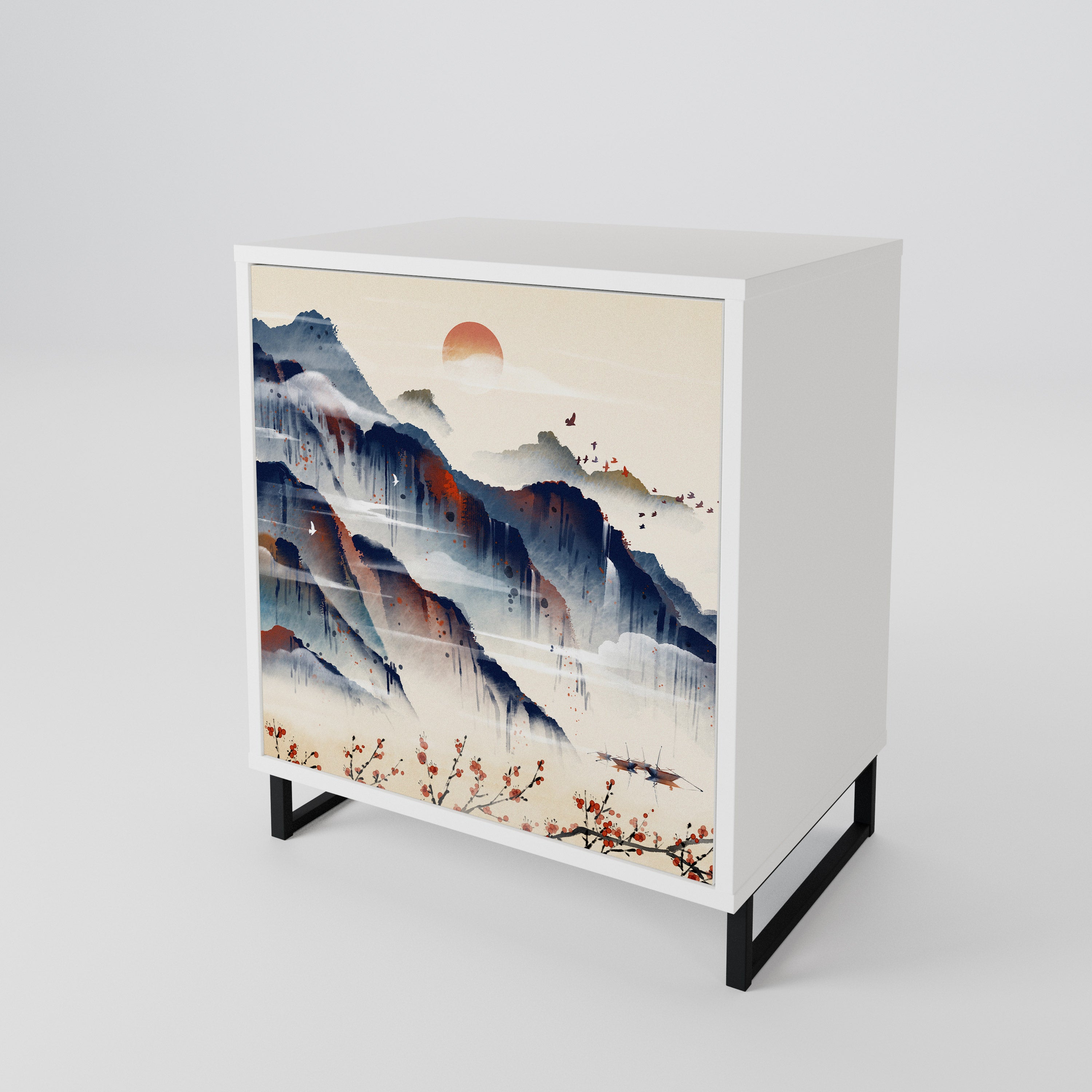 JAPANESE LANDSCAPE 1-türiges Sideboard