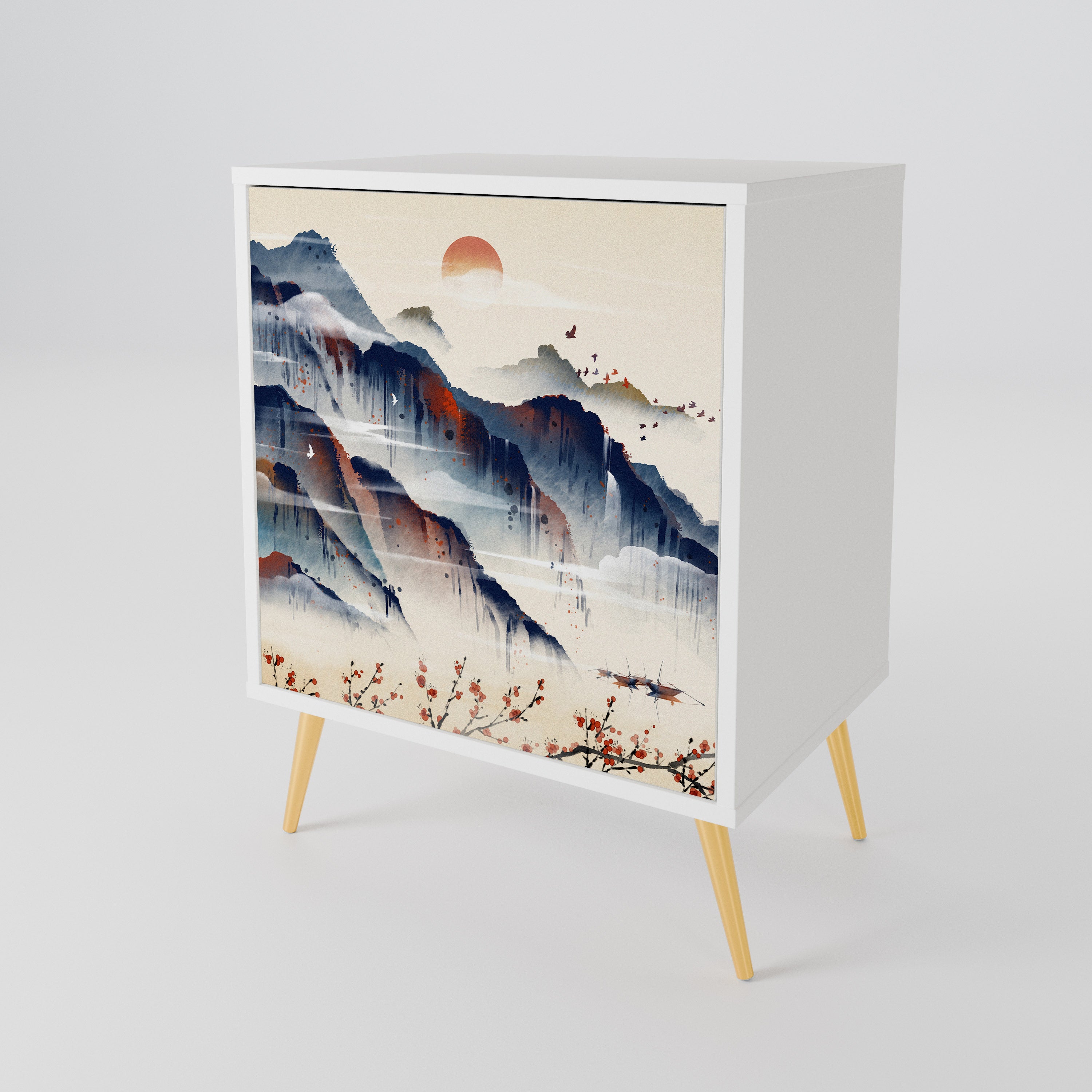 JAPANESE LANDSCAPE 1-türiges Sideboard