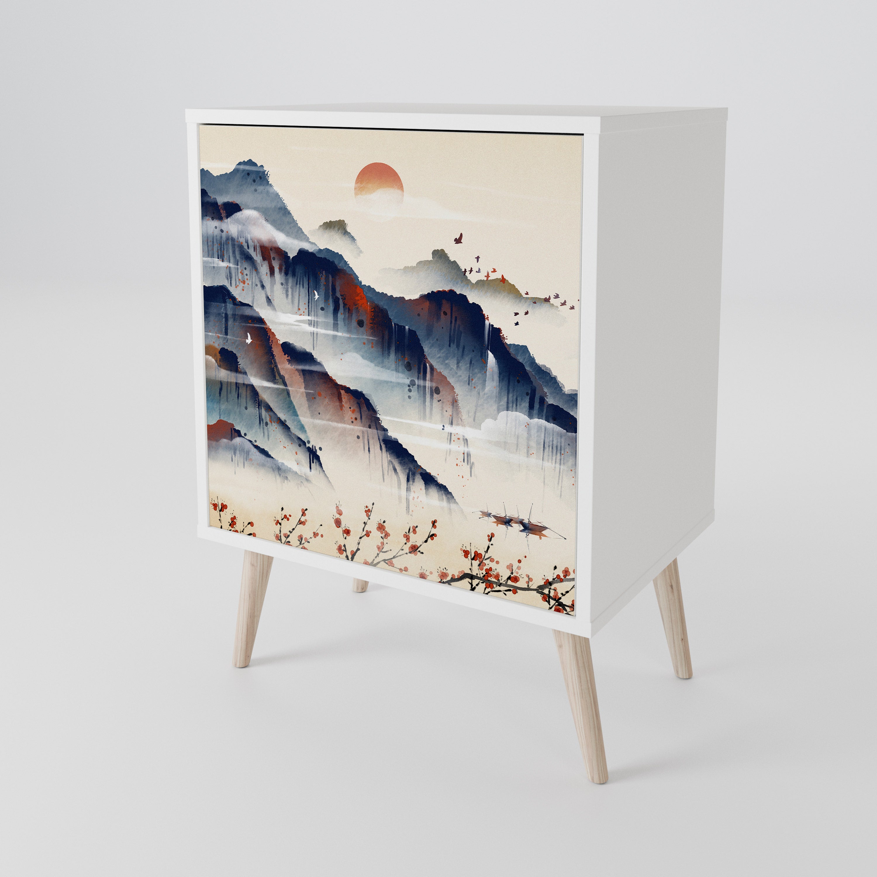 JAPANESE LANDSCAPE 1-türiges Sideboard