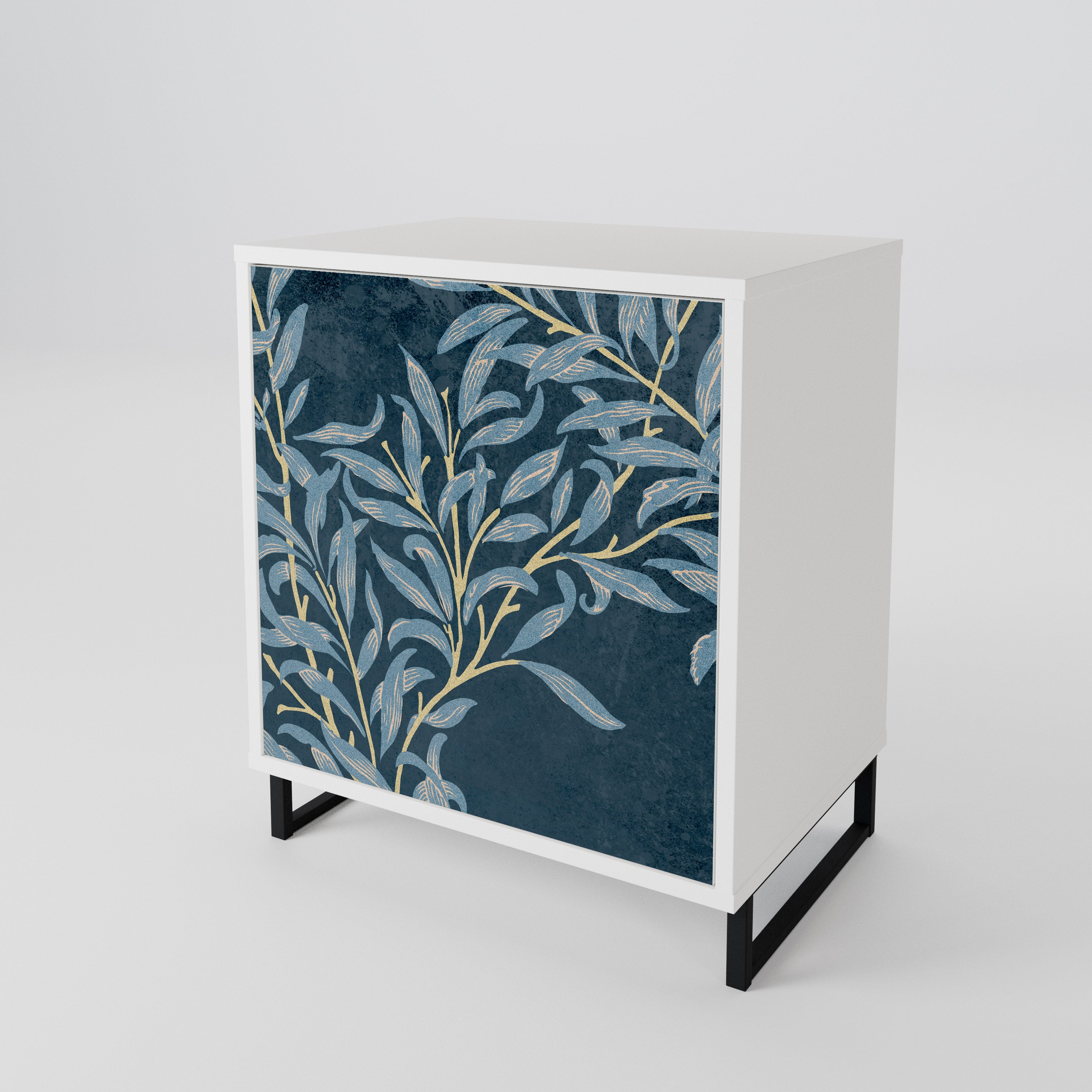 BLUE LEAVES 1-türiges Sideboard