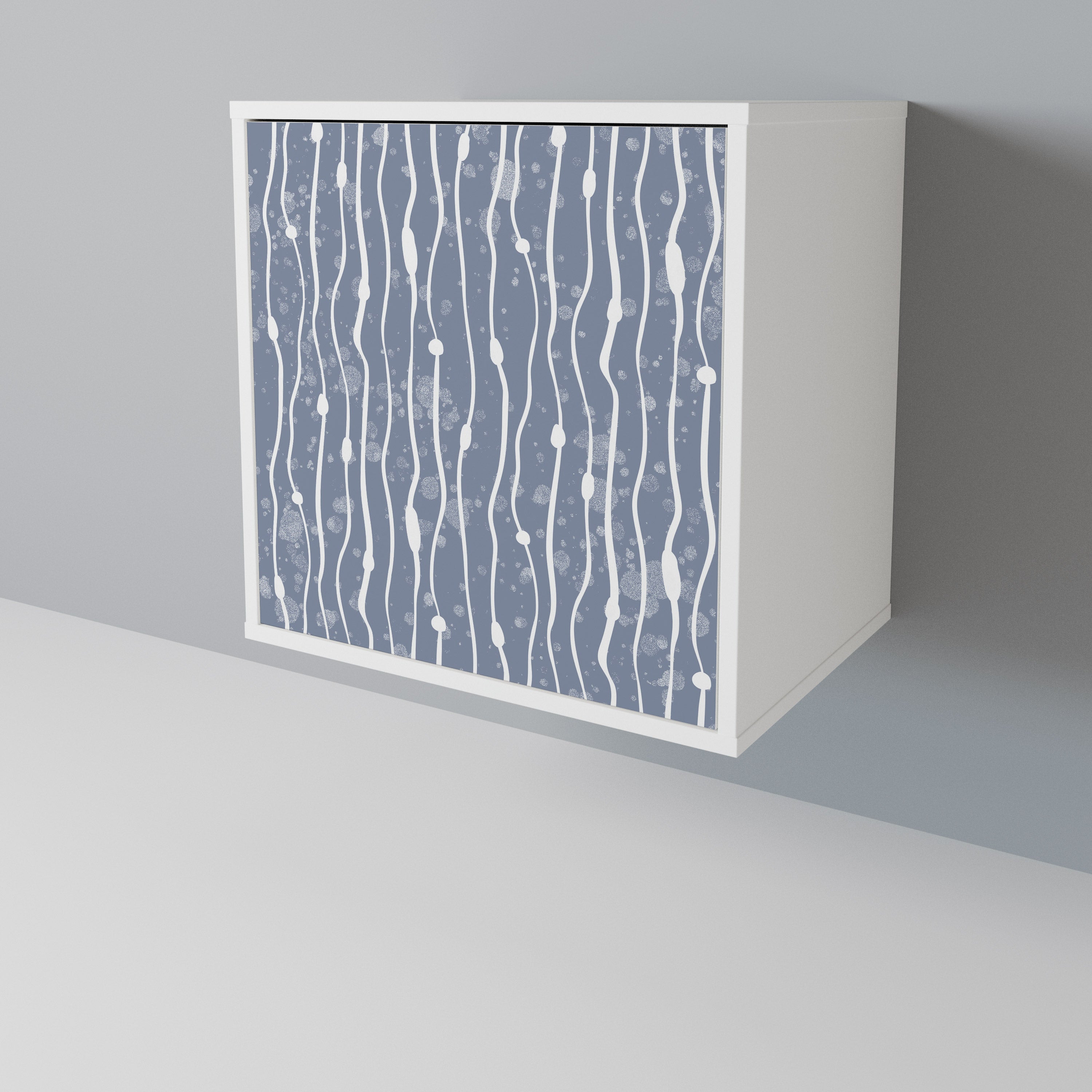 GRAPHITE RAIN Jednodveřová komoda