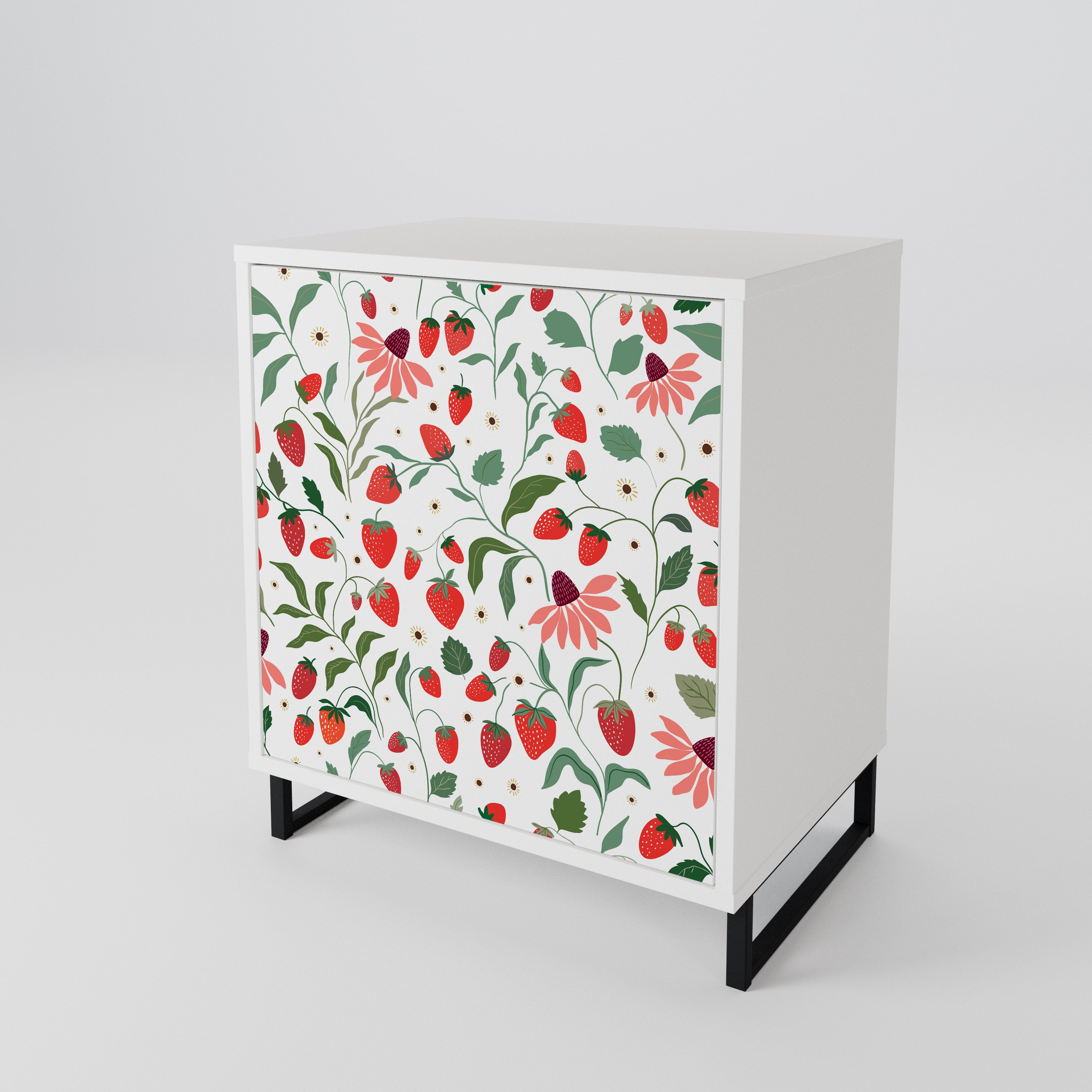FLOWERS AND STRAWBERRIES 1-türiges Sideboard
