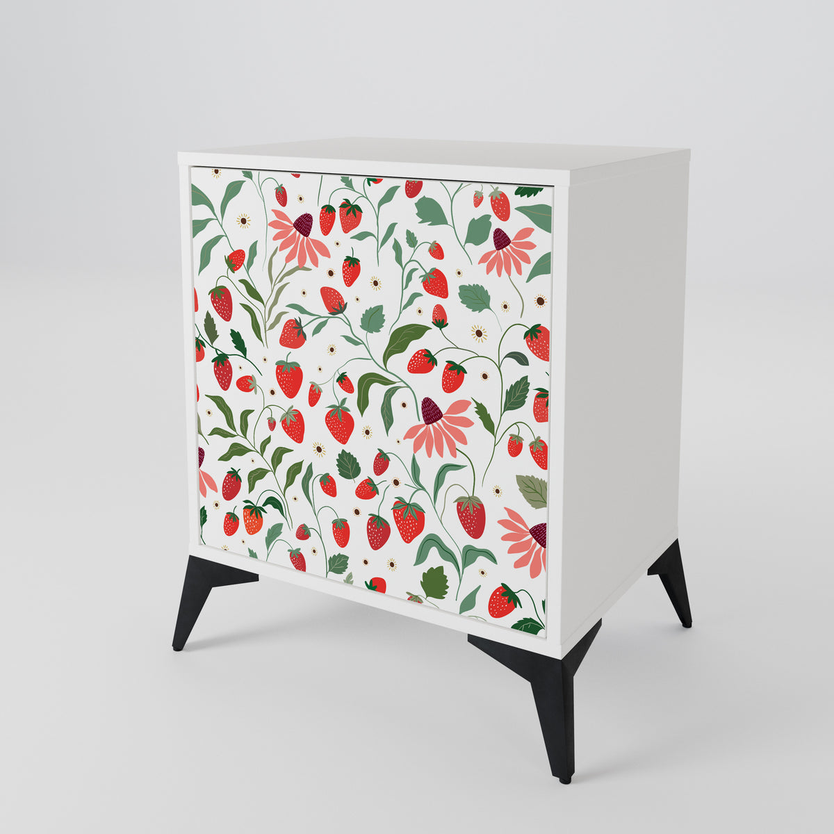 FLOWERS AND STRAWBERRIES 1-türiges Sideboard